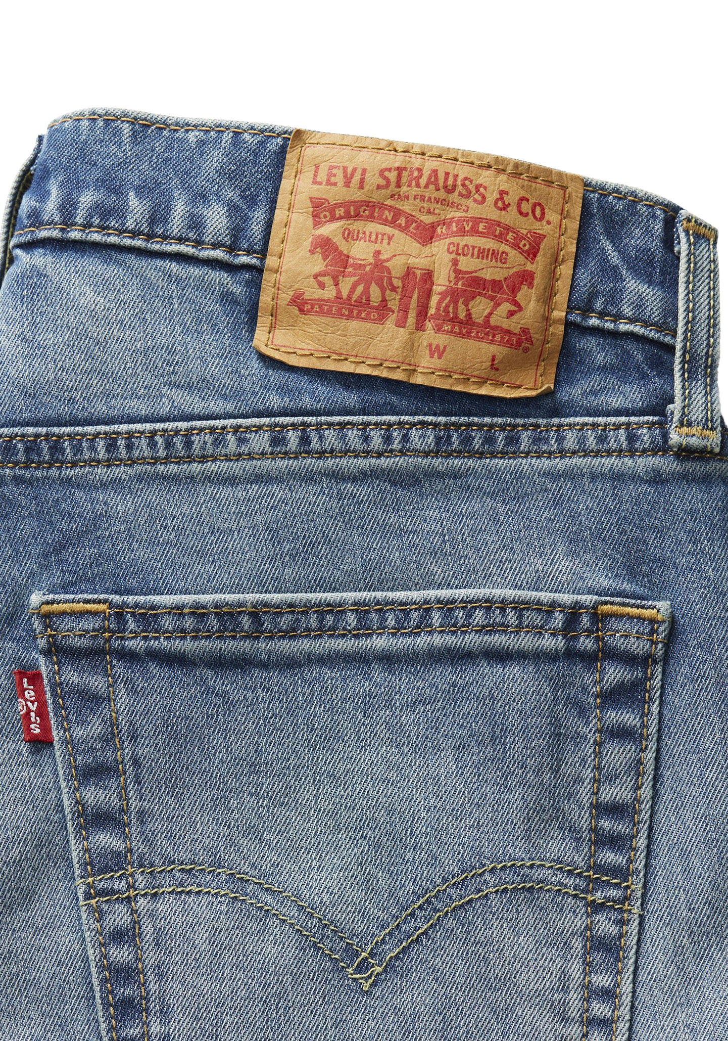 Thumbnail - Levis Tapered-fit-Jeans "512 Slim Taper Fit" mit Markenlabel