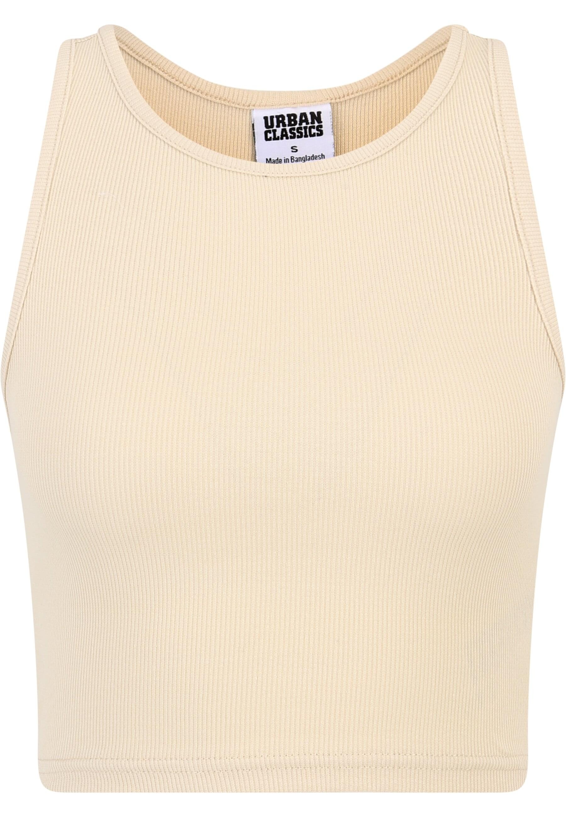 URBAN CLASSICS Muskelshirt »Urban Classics Damen Ladies Cropped Rib Top 2-Pack«