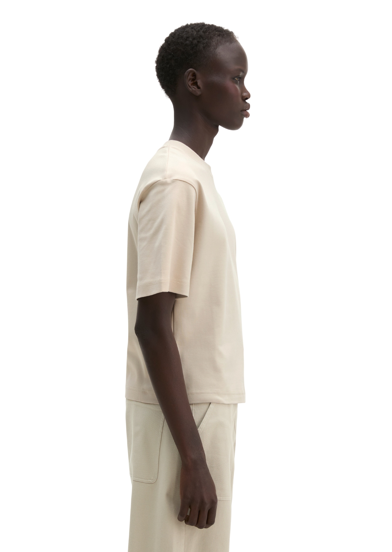 Marc O'Polo T-Shirt »aus Interlock-Jersey«