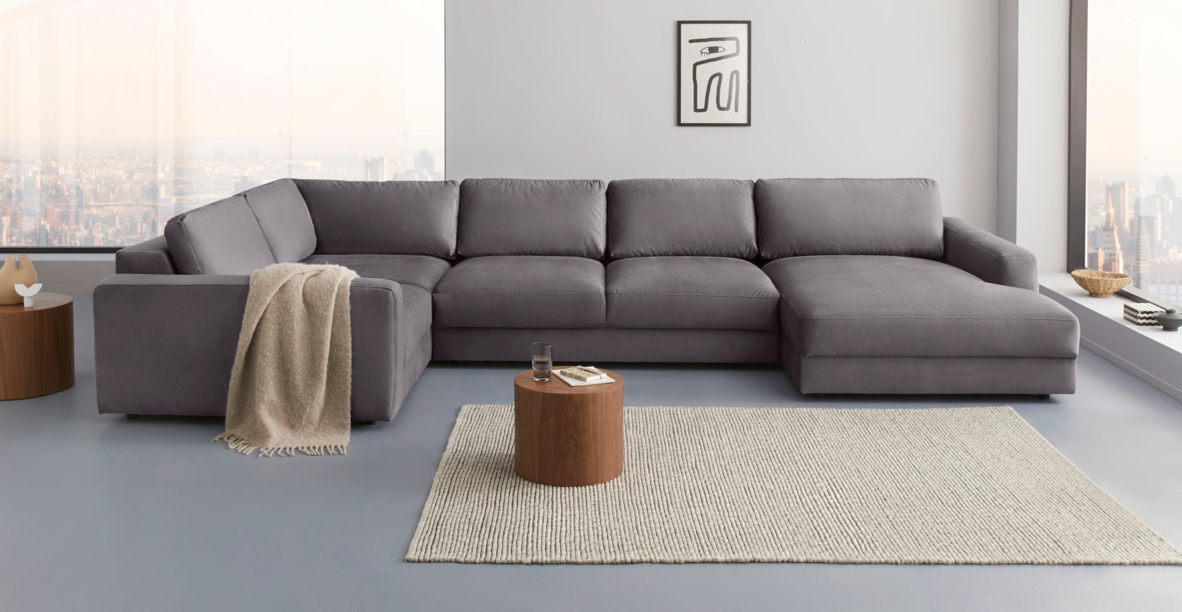 Places of Style Sofa-Mittelelement »Bloomfield«, passende Erweiterung zu den Garnituren "Bloomfield"