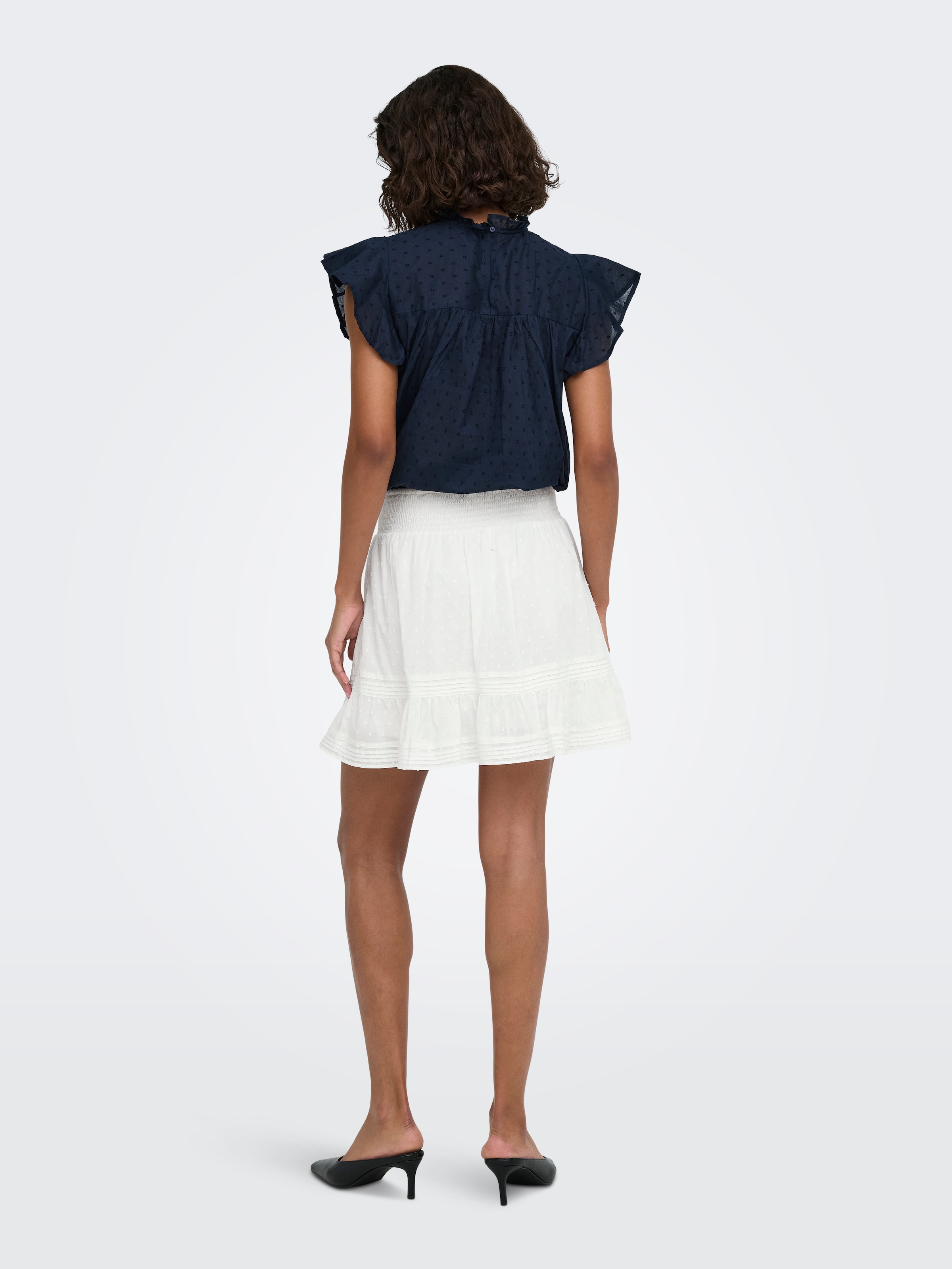 ONLY Sommerrock »ONLKATTI SHORT SKORT WVN NOOS« Baumwolle