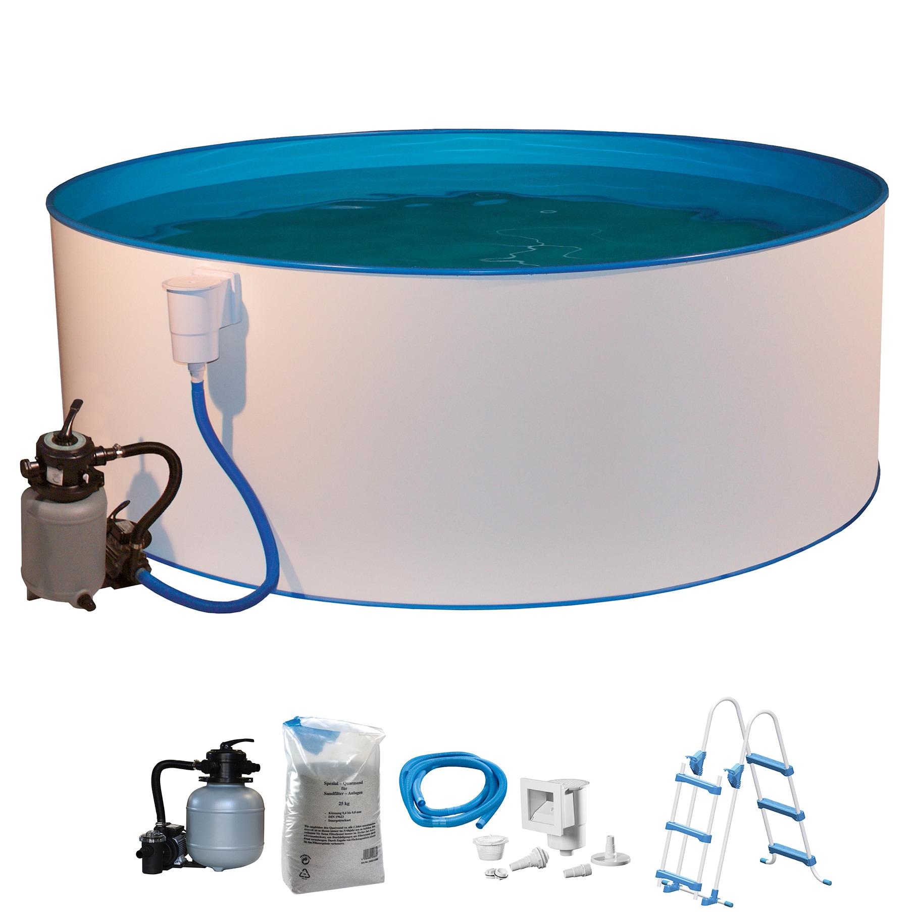 KONIFERA Rundpool "Kreta III" 5-tlg., in verschiedenen Größen günstig online kaufen