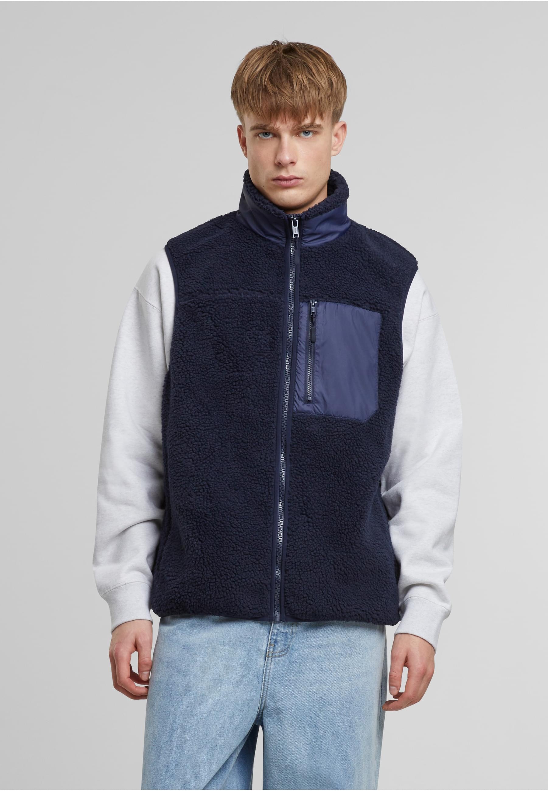 URBAN CLASSICS Steppweste »Urban Classics Sherpa Vest«, (1 tlg.)