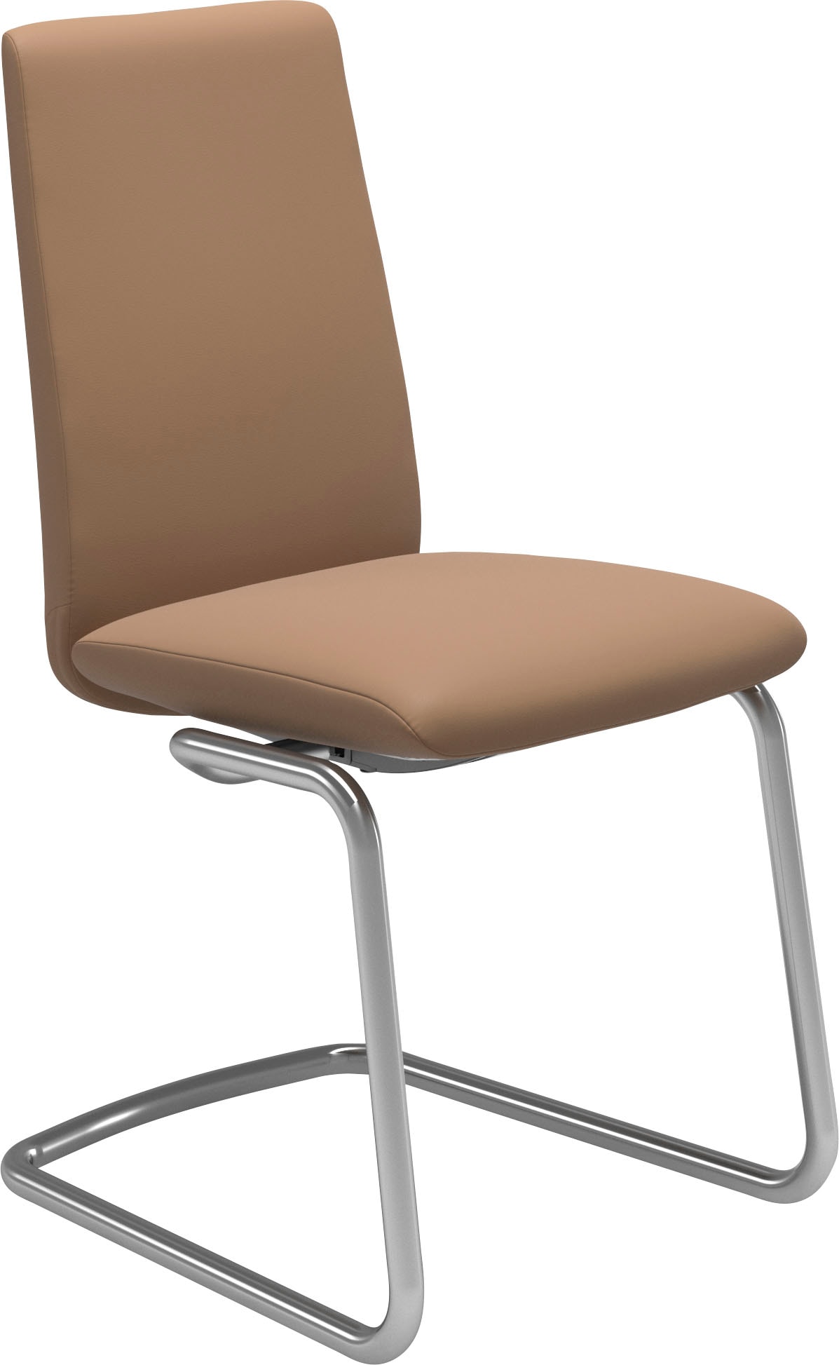 Stressless Polsterstuhl "Laurel", Leder BATICK, Low Back, Größe M, mit Beinen aus Stahl in Chrom glänzend