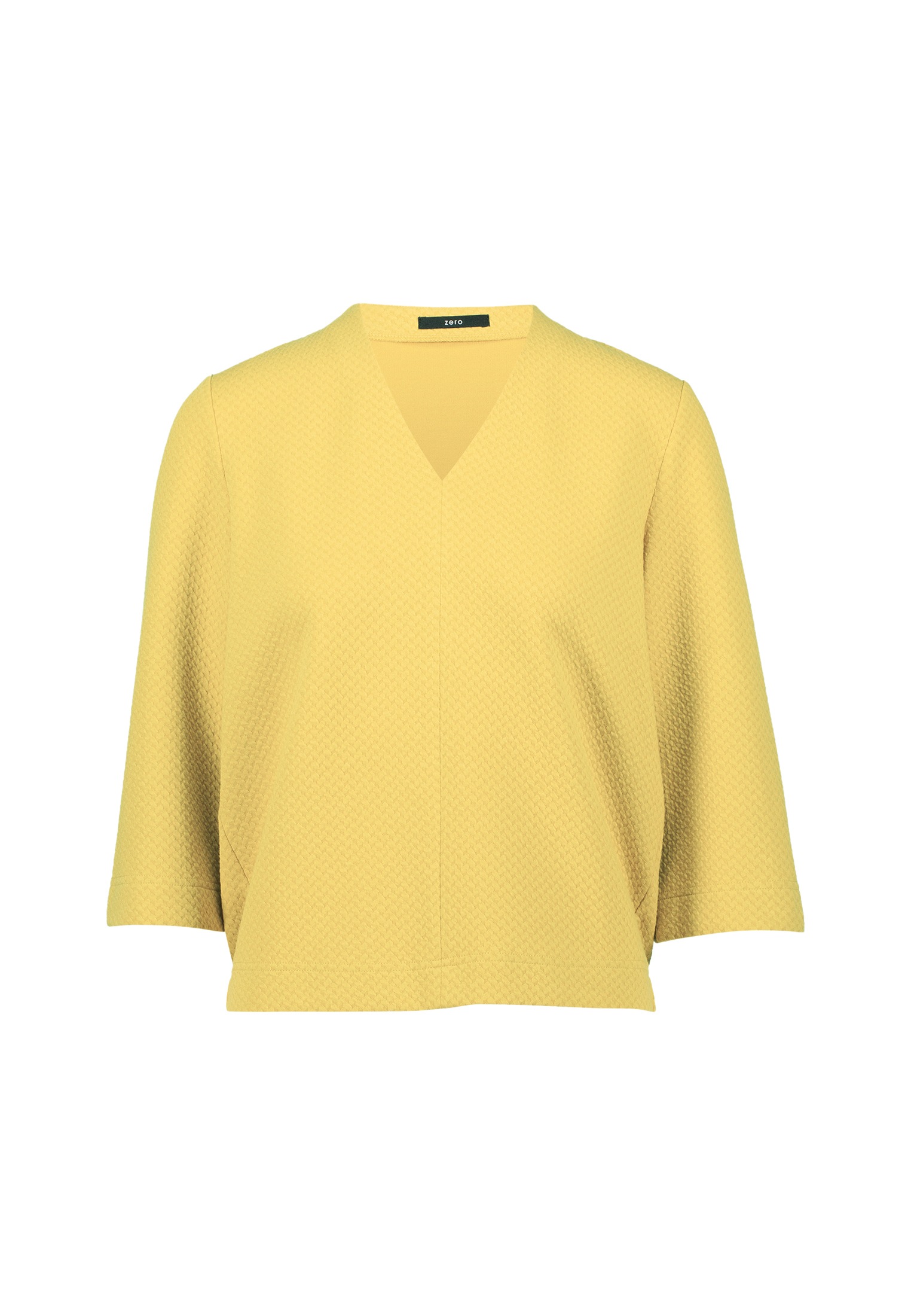 Zero Sweatshirt »zero Sweatshirt mit Strukturmuster«, Plain/ohne Details