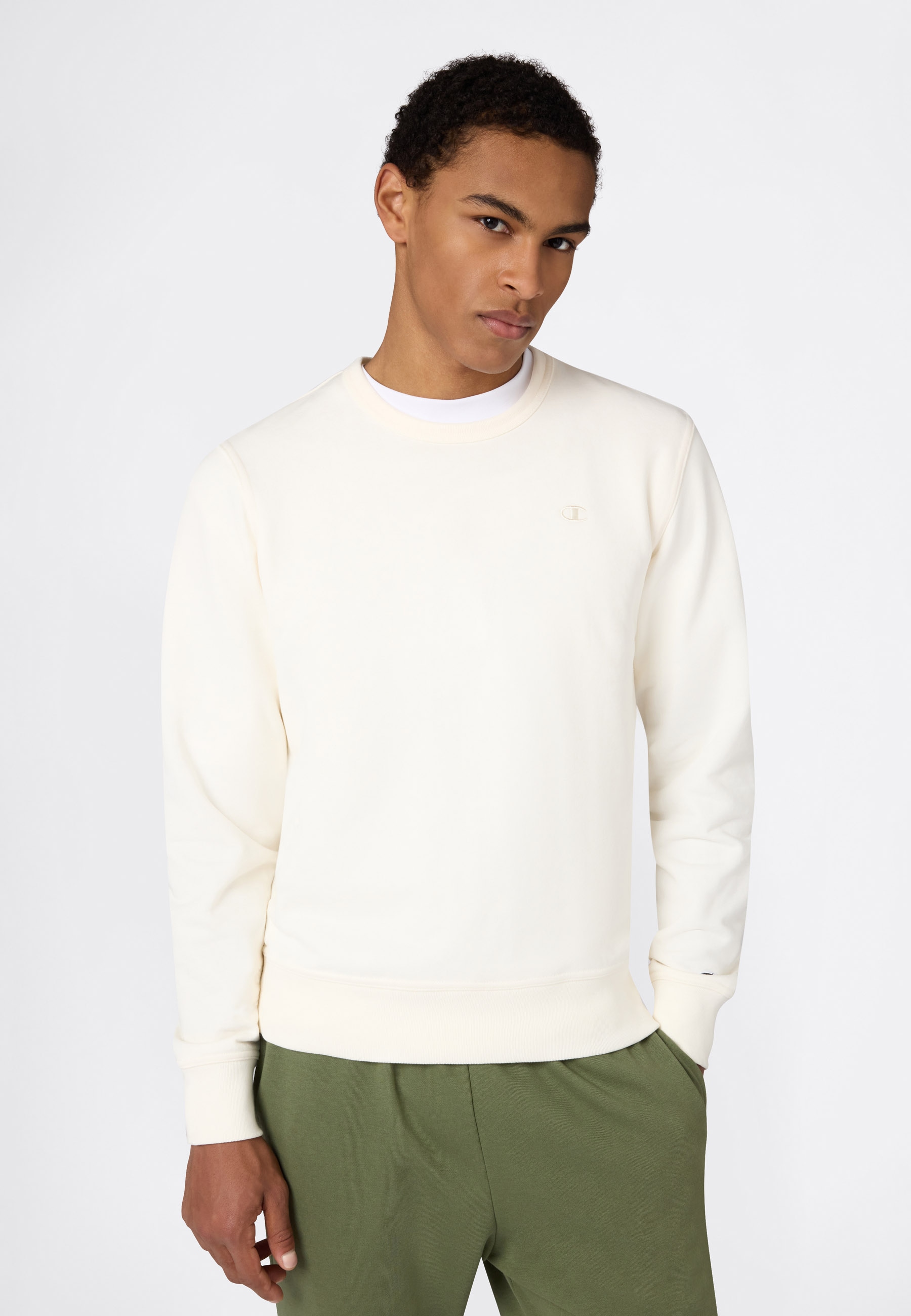 Champion Sweatshirt "ICONS TONAL Terry Crewneck Sweatshirt", aus Baumwolle und Polyester