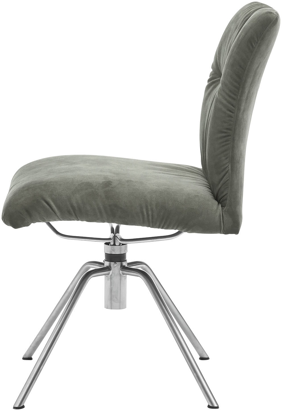 Musterring Polsterstuhl »Helmond 6600« (Packung) 1 Stk.Gestell Edelstahl, drehbar, besonders leger gepolster, ohne Armlehne