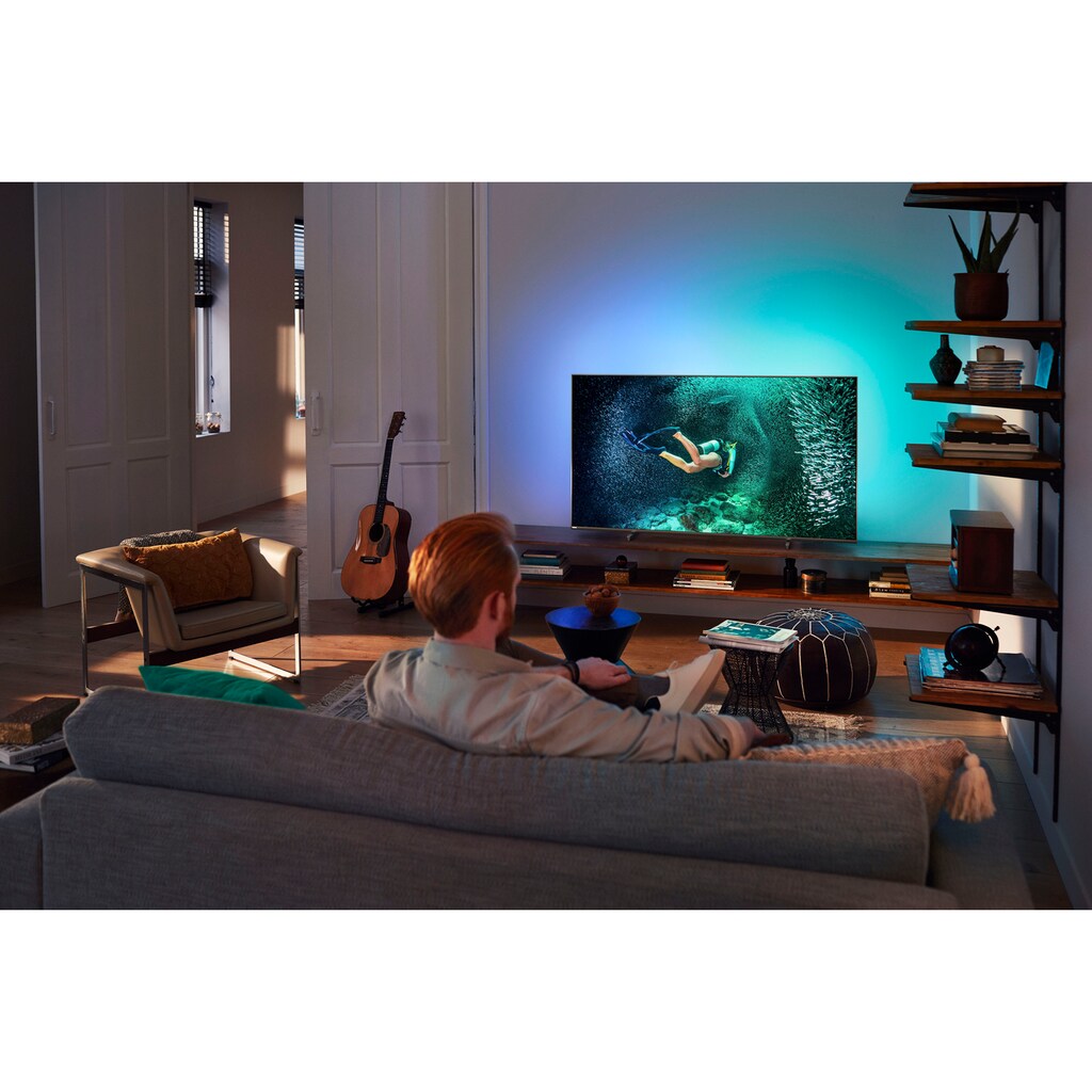 Philips LED-Fernseher »55PUS8106/12«, 139 cm/55 Zoll, 4K Ultra HD, Android TV-Smart-TV