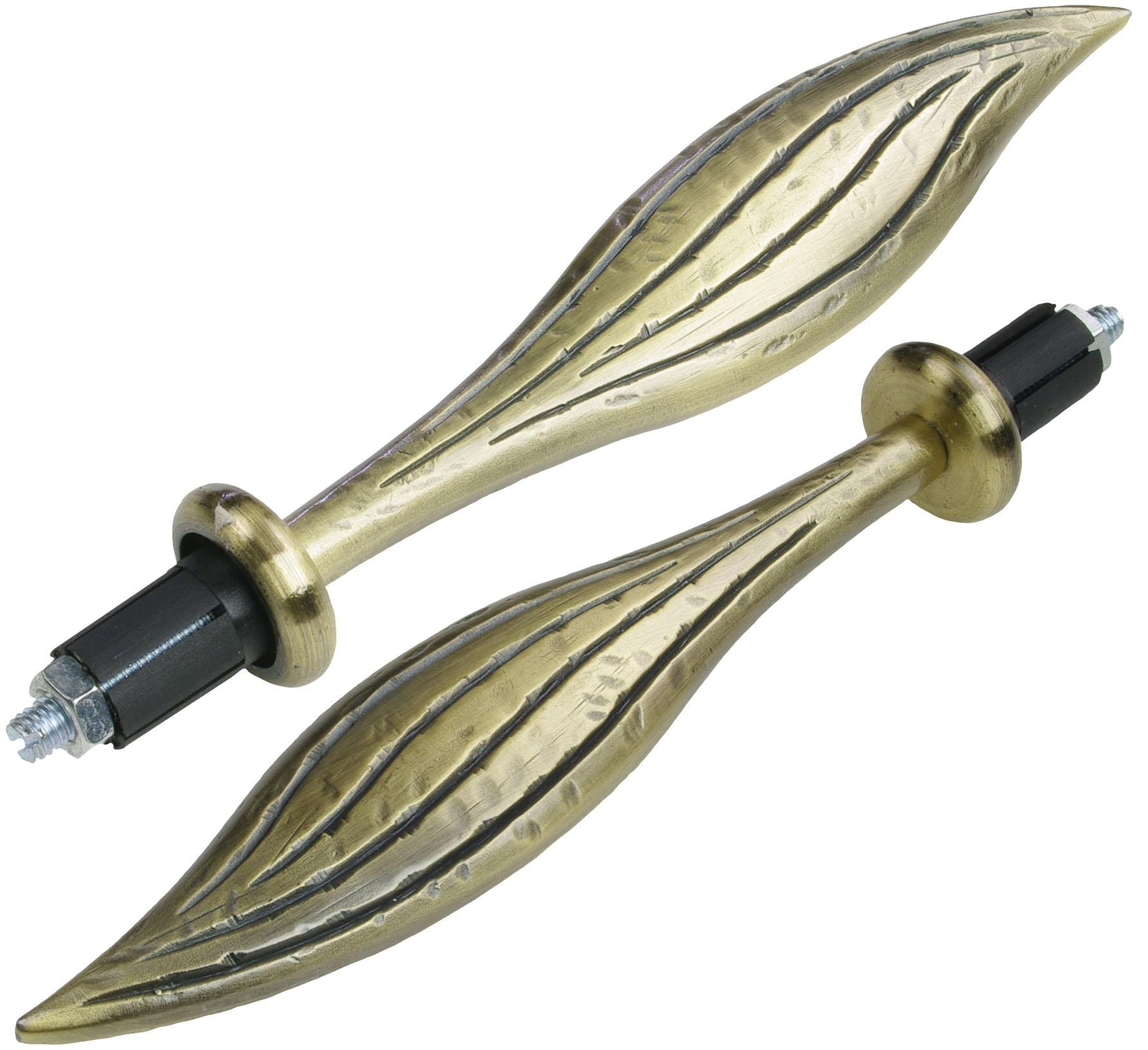 Liedeco Gardinenstange "Esp Blatt" Ø 16 mm 1 läufig-läufig Fixmaß 1-läufig günstig online kaufen