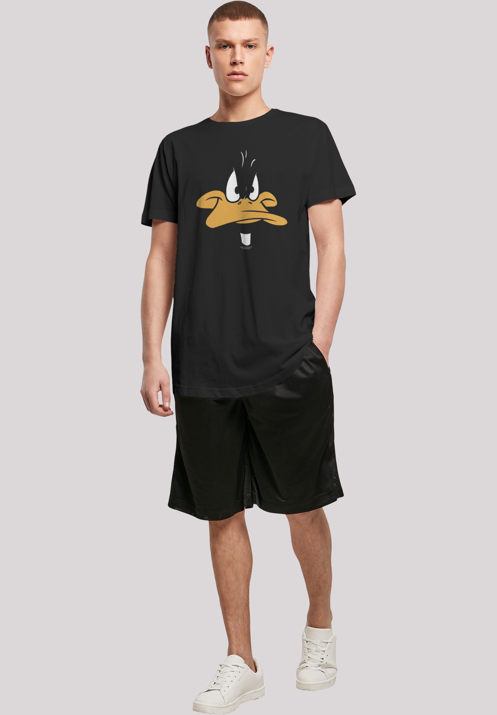 F4NT4STIC T-Shirt »Looney Tunes Daffy Duck Big '«, Print