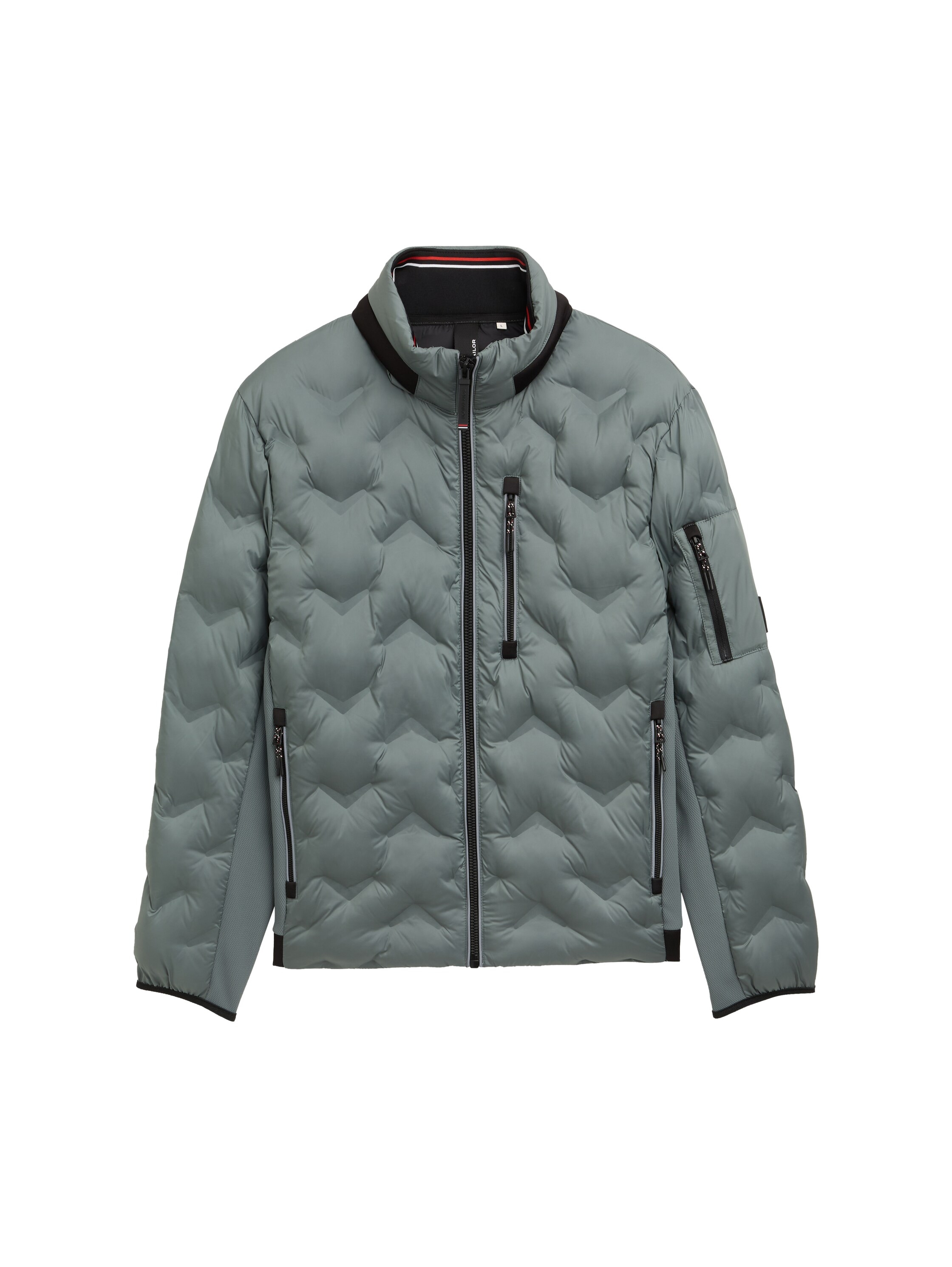 TOM TAILOR Hybridjacke ohne Kapuze mit Taschen und Stehkragen