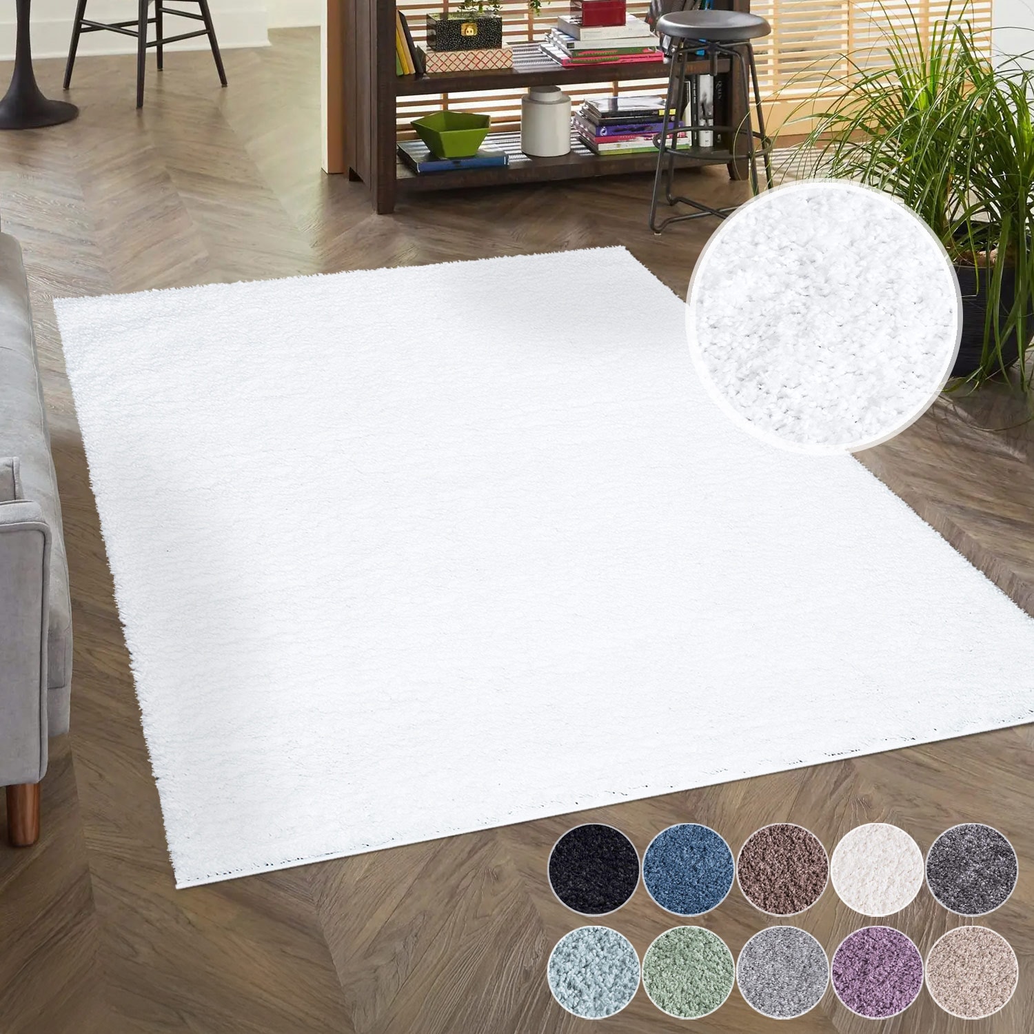 Carpet City Hochflor-Teppich "City Shaggy" rechteckig 30 mm Höhe Auch als L günstig online kaufen