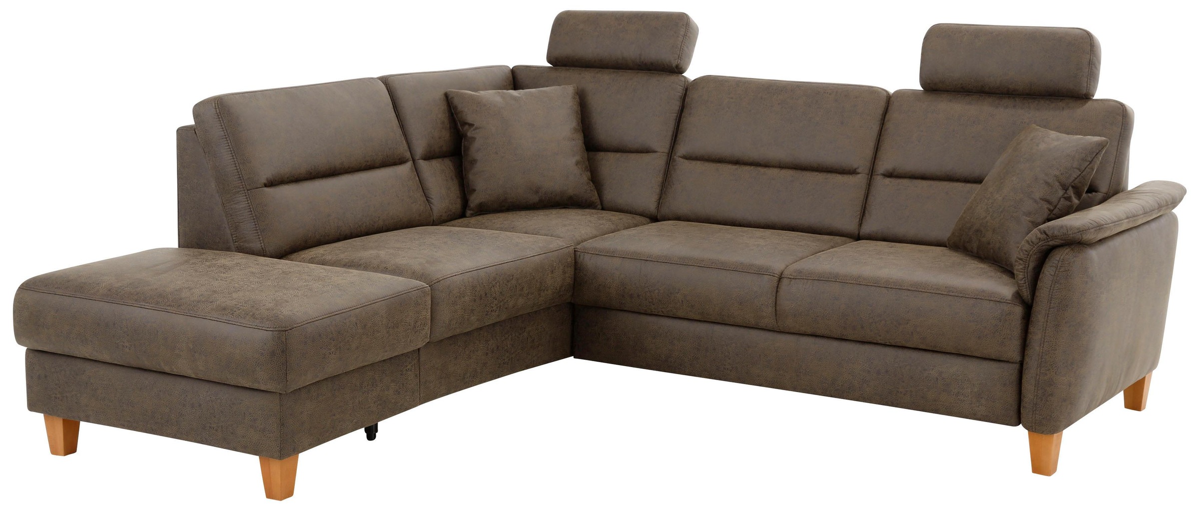 Thumbnail - Home affaire Ecksofa "Palmera L-Form, B: 236 cm" optional Bettfunktion & Bettkasten, Federkern