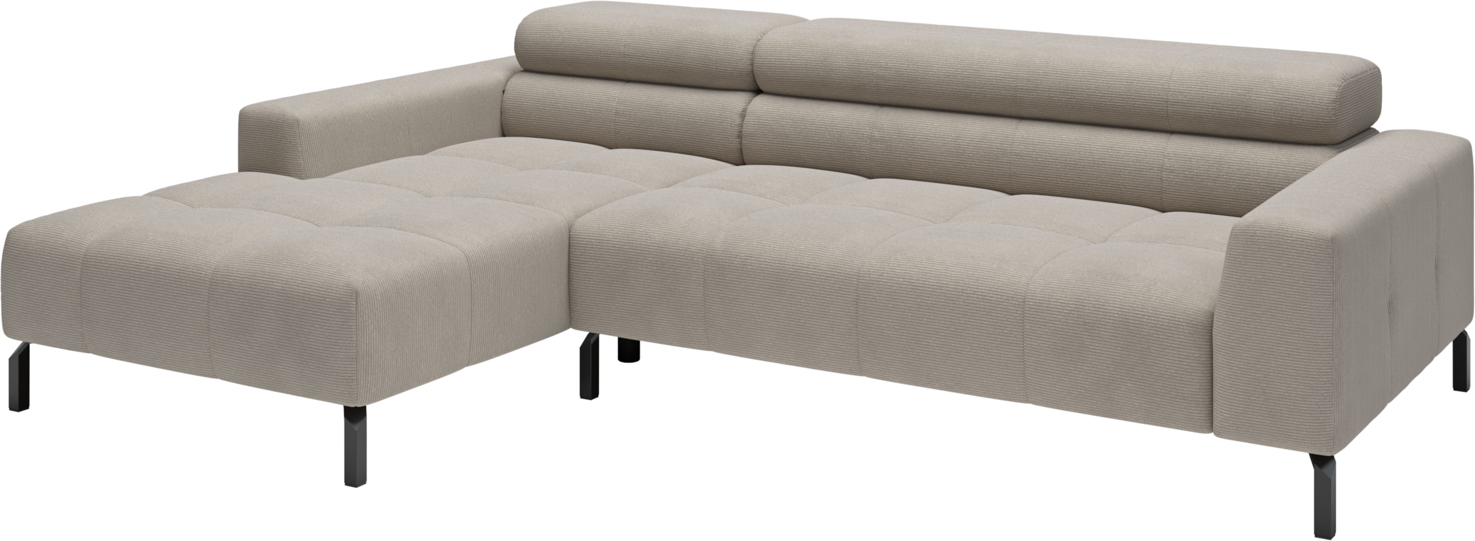 Thumbnail - Home affaire Ecksofa "Ecksofa Claya, L-Form, Kopfteilverstellung, Breite 258 cm" Moderne Steppung, weicher Polsteraufbau...