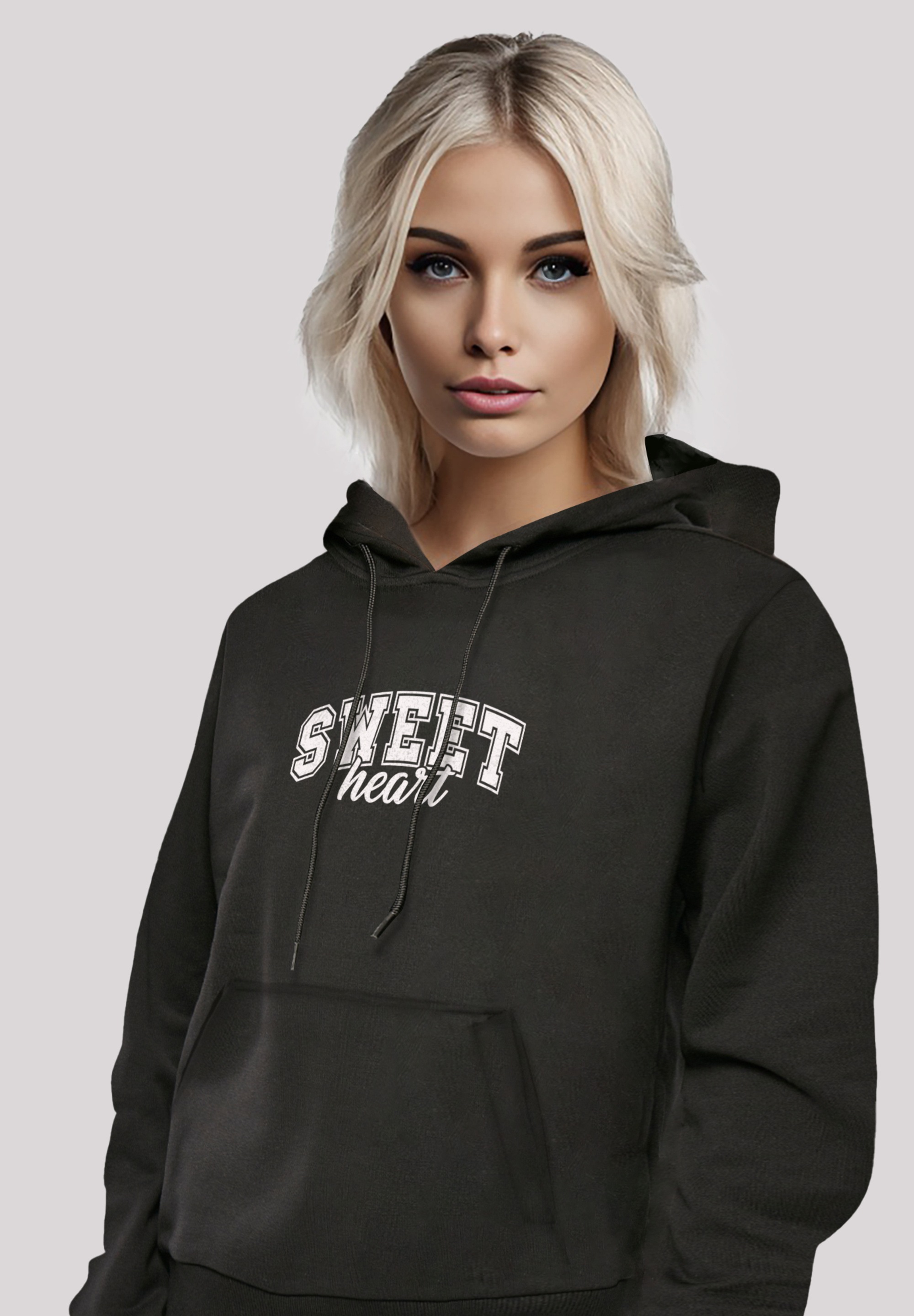 F4NT4STIC Kapuzenpullover »Sweet Heart Uni Valentinstag«, Premium Qualität