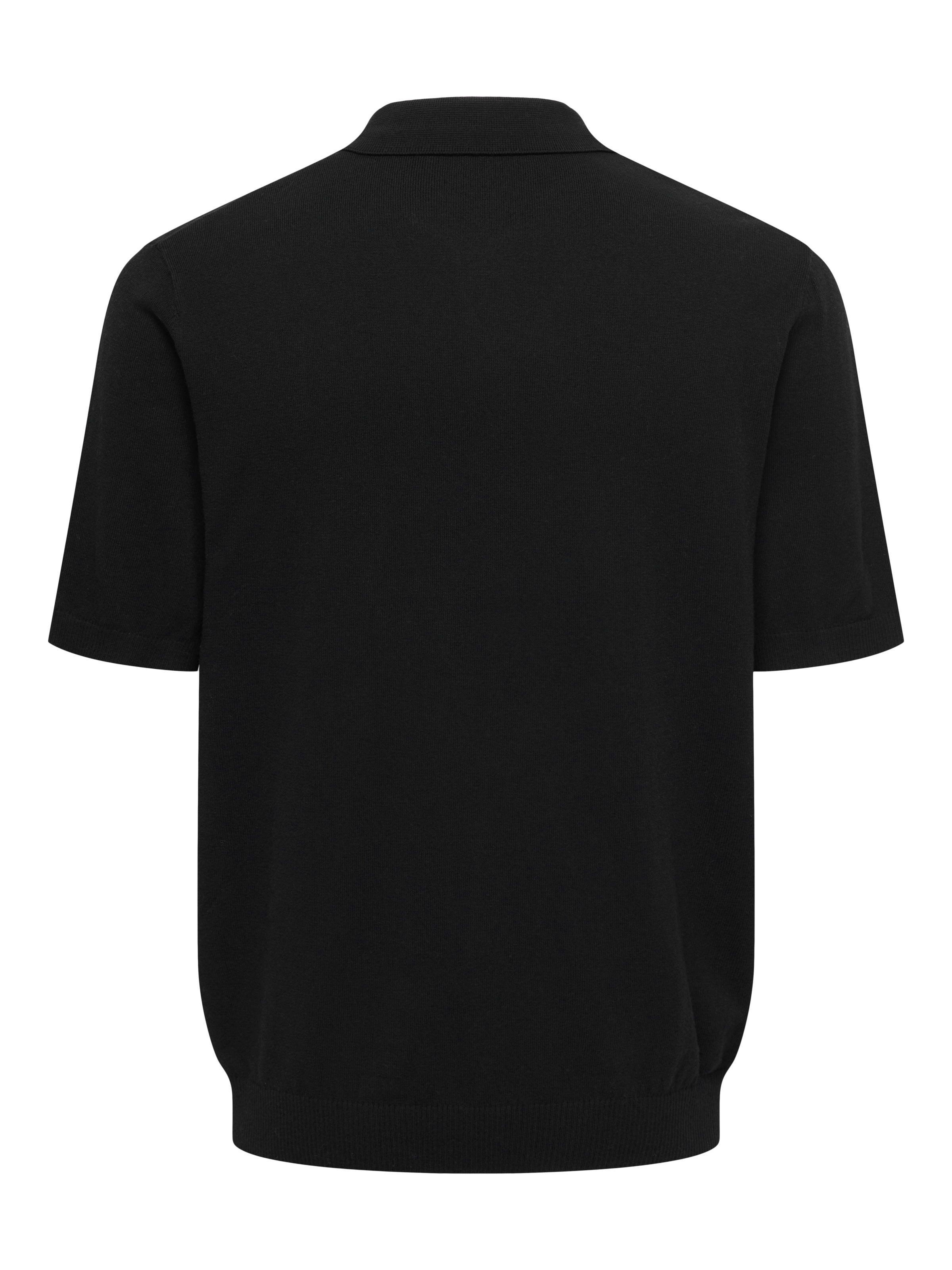 ONLY & SONS Polokragenpullover »ONSLOUI REG 12 SS MEL POLO KNIT NOOS« Baumwollmischung, regular fit