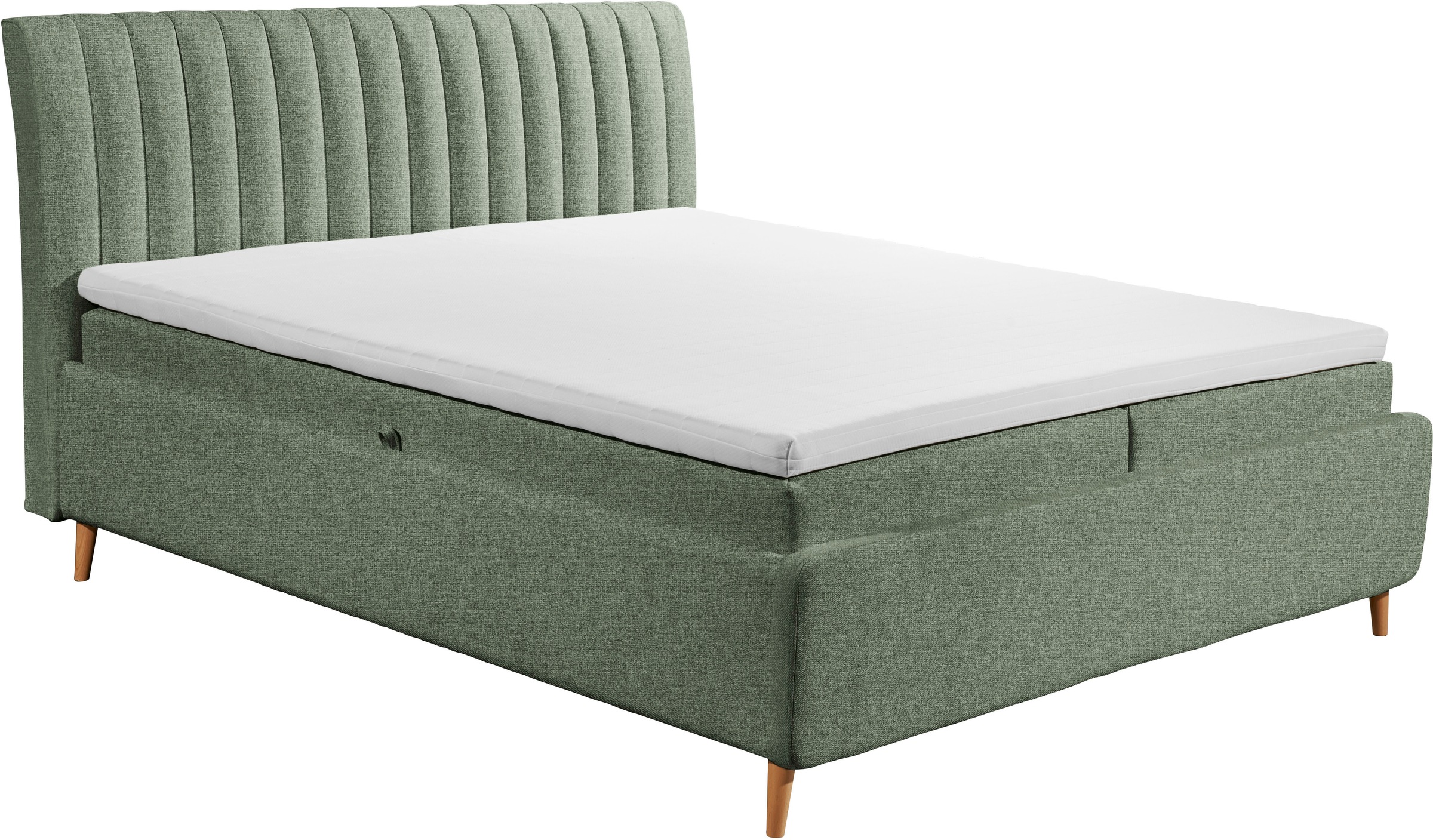 ED EXCITING DESIGN Boxbett »Akron«, mit Bettkasten, erhältlich in verschiedenen Breiten & Farben