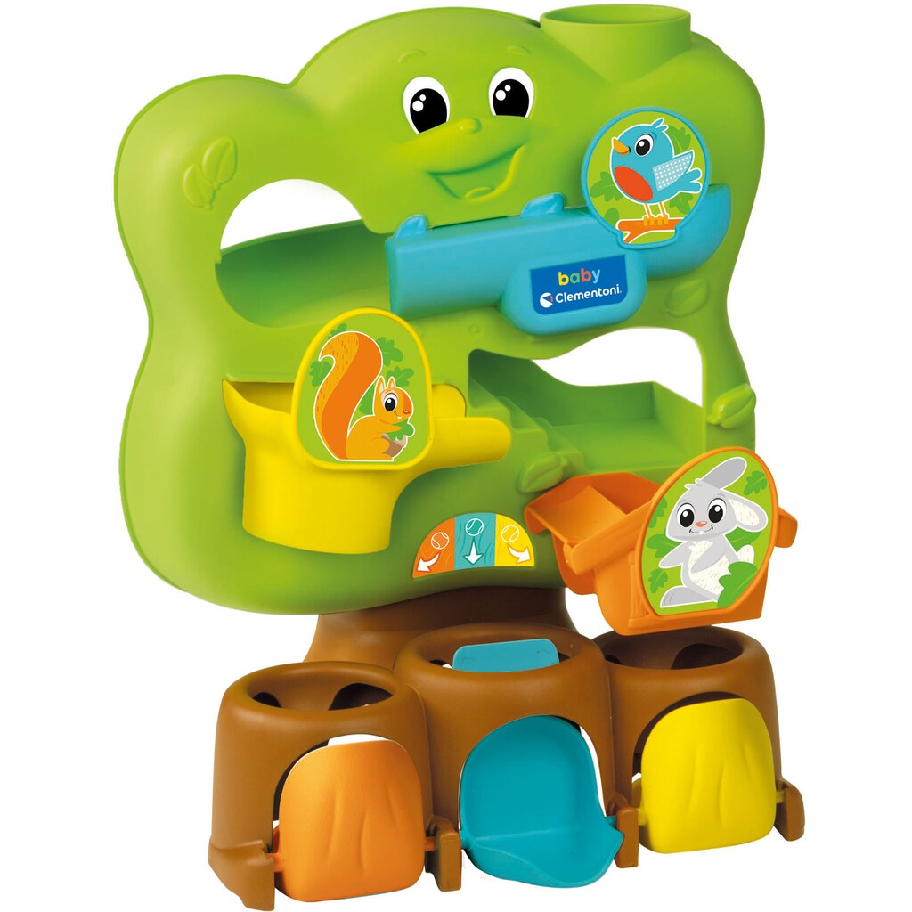 Clementoni® Steckspielzeug »Baby Clementoni, Lustiger Baum«, Made in Europe