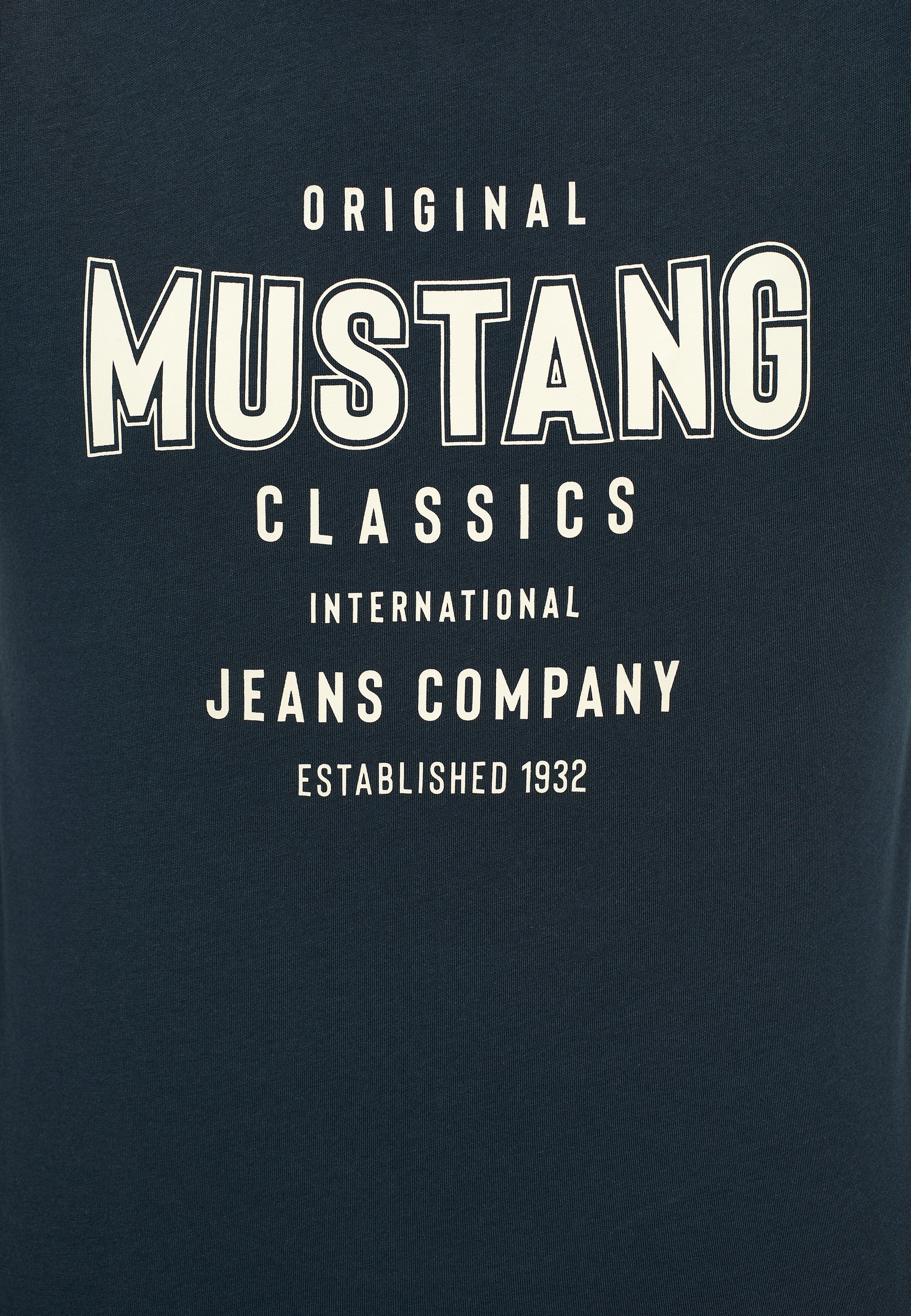 MUSTANG T-Shirt »Mustang T-Shirt Print-Shirt«, Mustang Print-Shirt ▷ kaufen  | BAUR
