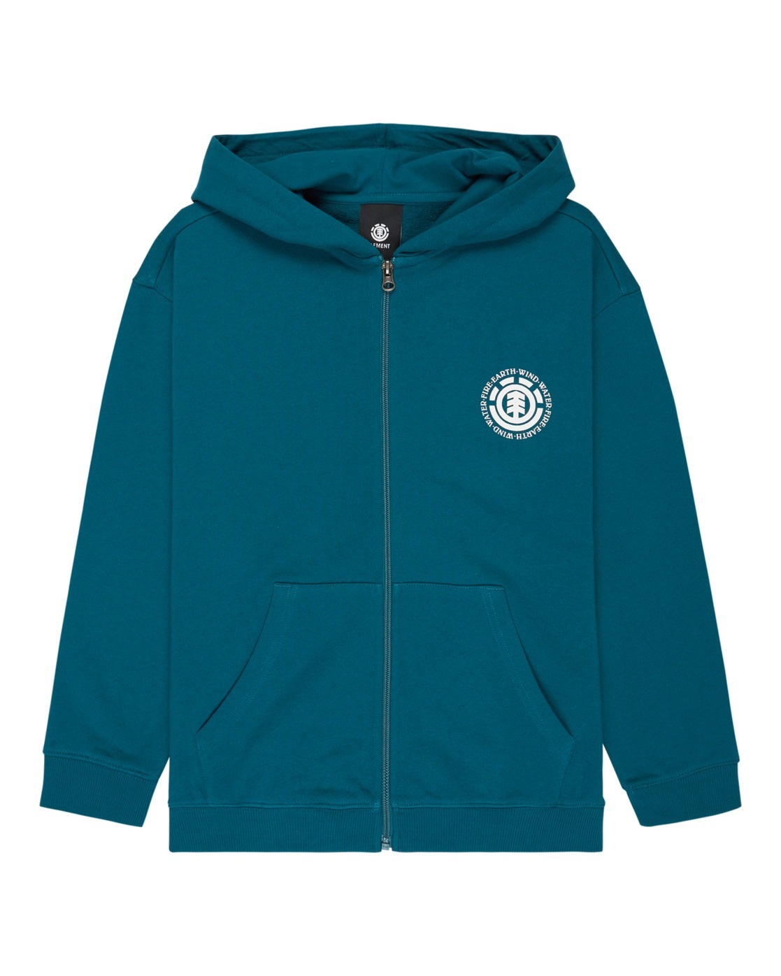Hoodie ELEMENT "Seal BP", Jungen, Gr. 12(148-156cm), mallard blau, Obermaterial: 70% Walkfrottier, 30% Walkfrottier;, Sweatshirts Hoodie 2