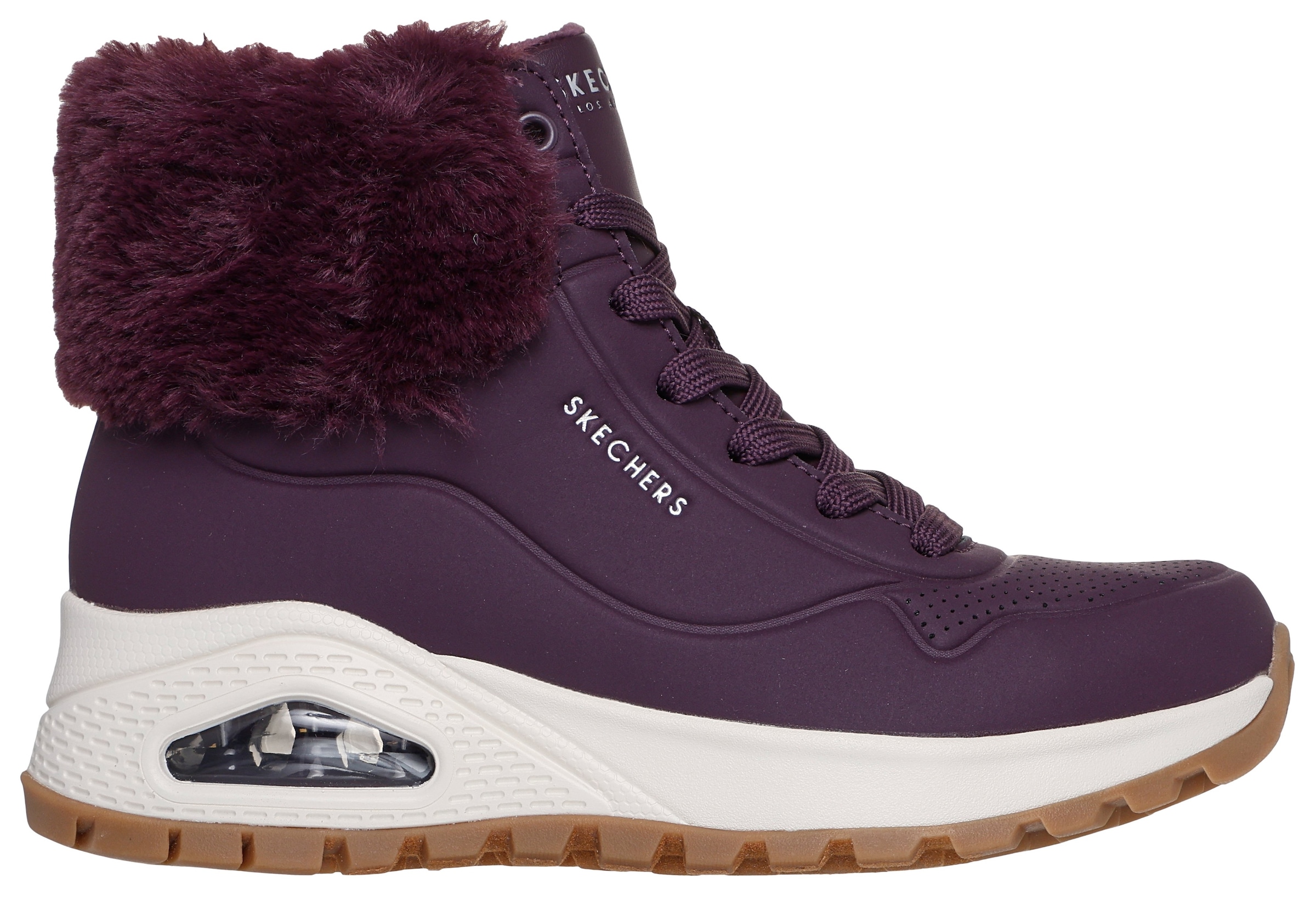 Skechers Schnürboots »UNO RUGGED - FALL AIR«, Winterboots mit Air-Cooled Memory Foam® Komfort-Innensohle