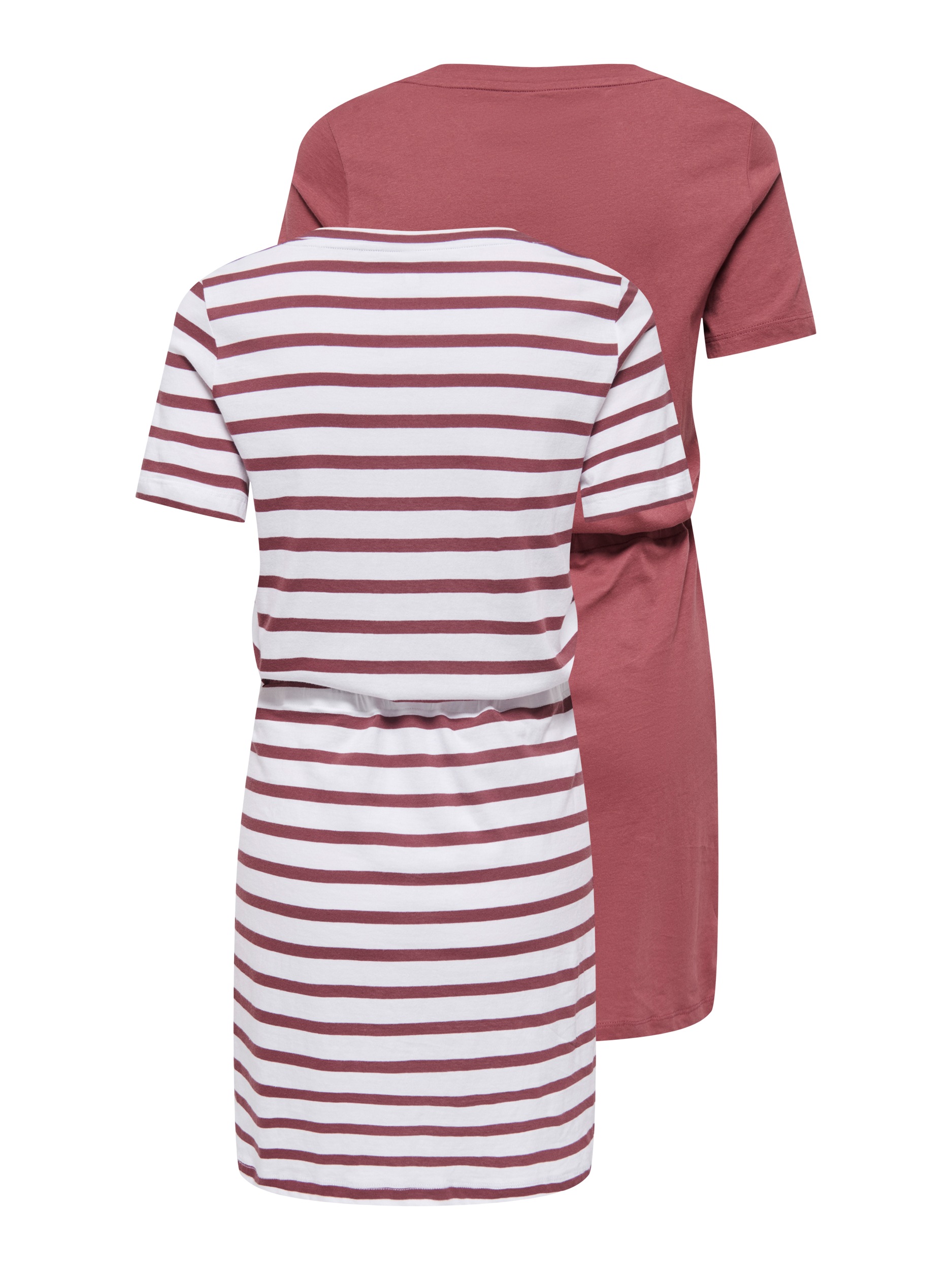 ONLY CARMAKOMA Jerseykleid "CARHAPPY LIFE S/S DRESS 2-PACK JRS ZL" Packung, günstig online kaufen