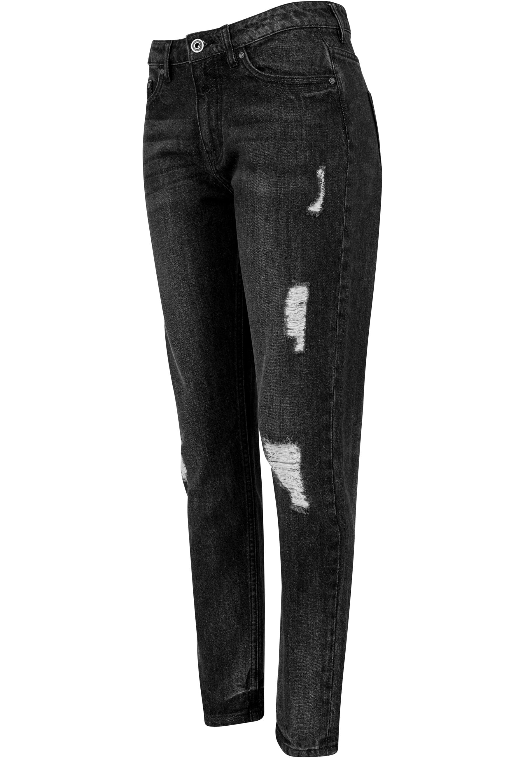 URBAN CLASSICS Bequeme Jeans »Urban Classics Damen Ladies Boyfriend Denim Pants«, (1 tlg.)