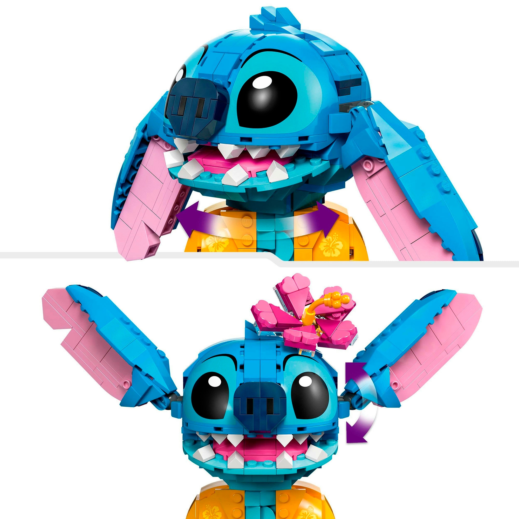 LEGO® Konstruktionsspielsteine »Stitch (43249), LEGO® Disney Classic«, (730 St.), Made in Europe