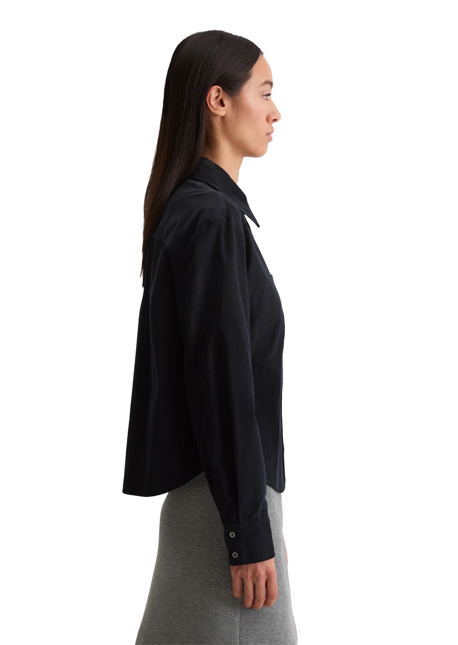 Marc OPolo Langarmbluse "aus softem Baumwolle-Lyocell-Mix" günstig online kaufen