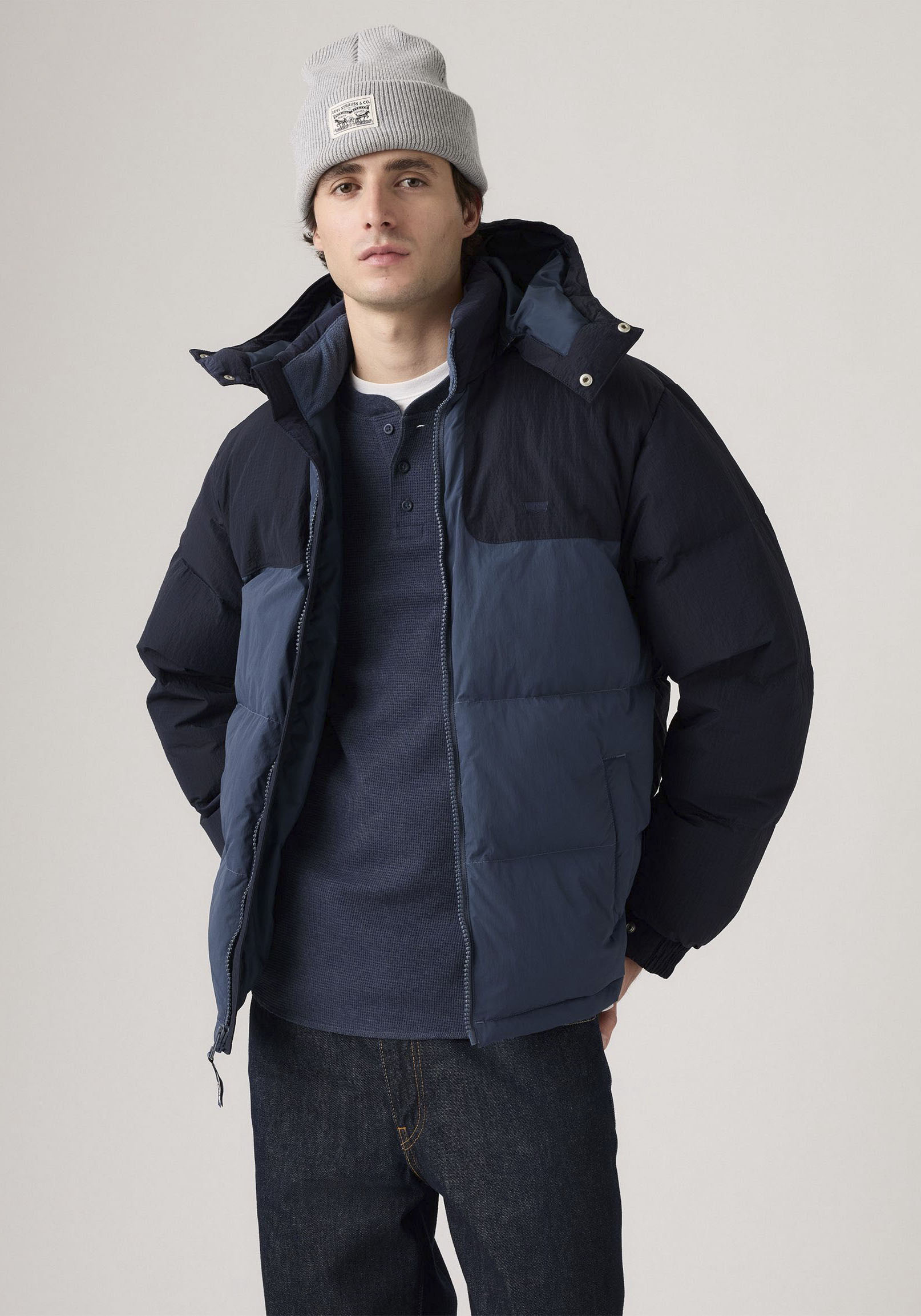 Thumbnail - Levis Steppjacke "ROCKRIDGE SHORT PUFFER" mit Kapuze Winterjacke