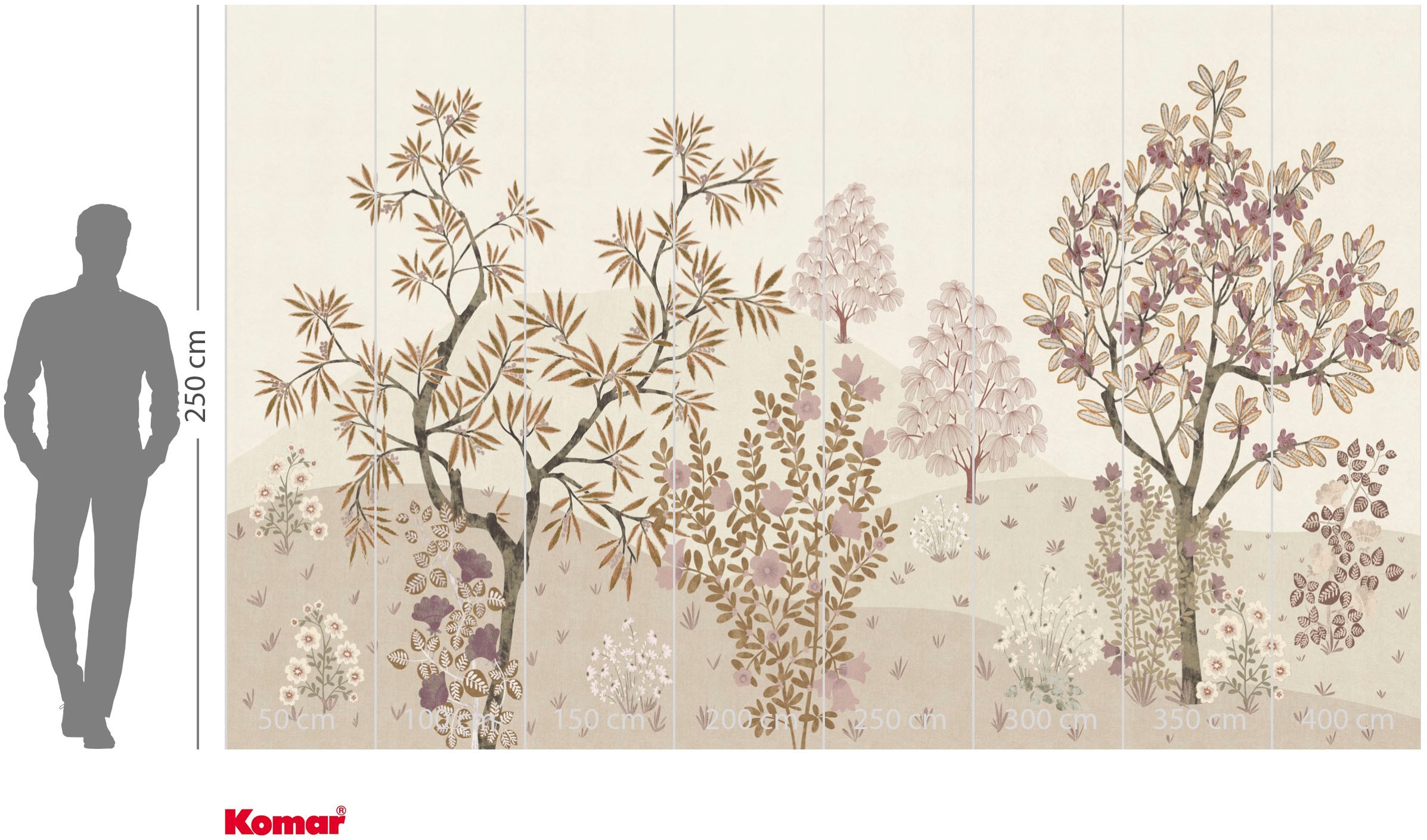 Komar Fototapete »Vlies Fototapete - Niwa - Größe 400 x 250 cm« Motiv | bedruckt glatt