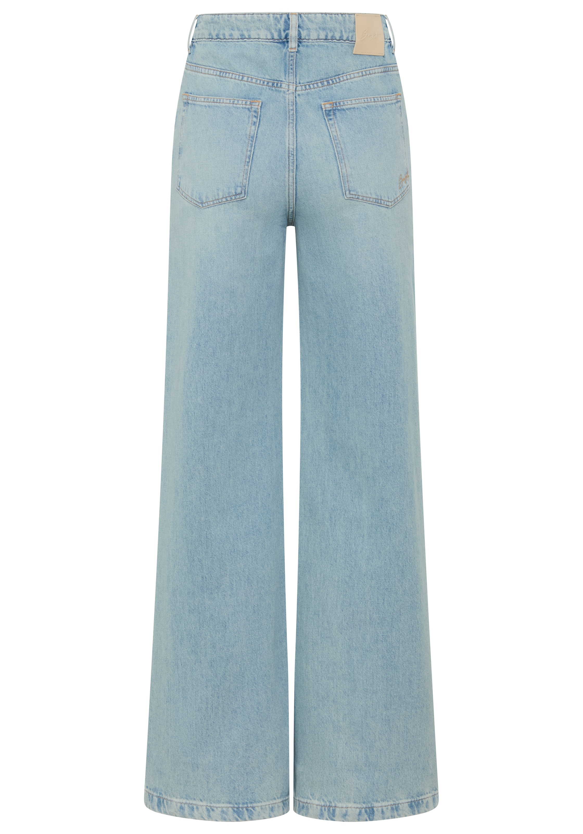BOSS ORANGE Weite Jeans »MARLENE HR 12.0 Premium Damenmode« mit hohem Bund, Wide Leg
