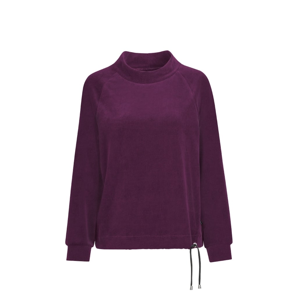 Trigema Sweatshirt »TRIGEMA Nicki Pullover mit Kordelzug«