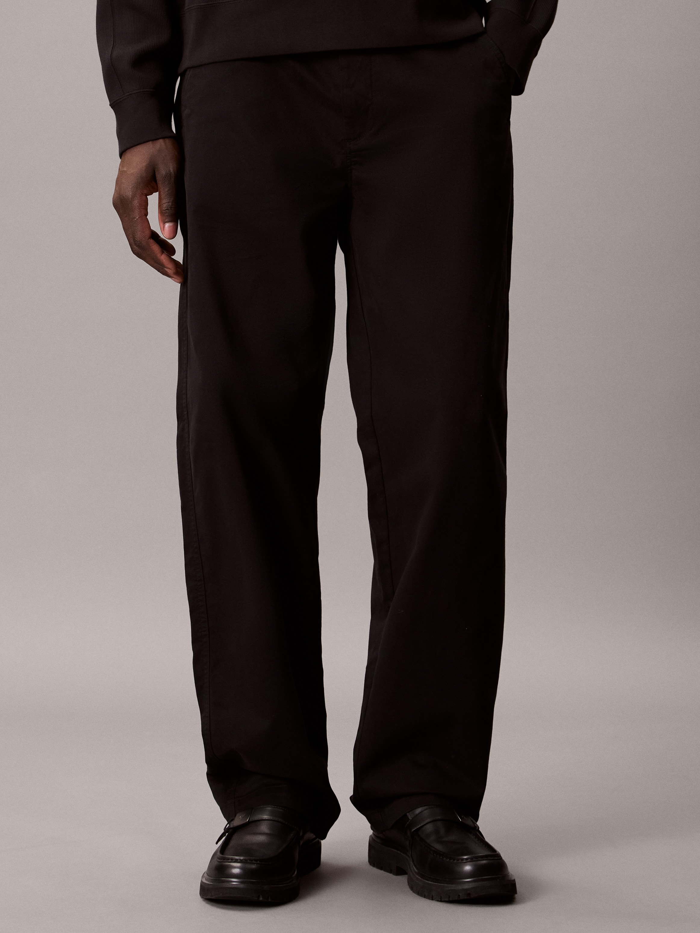 Calvin Klein Jeans Chinohose gerade Passform im 90er-Jahre-Look günstig online kaufen