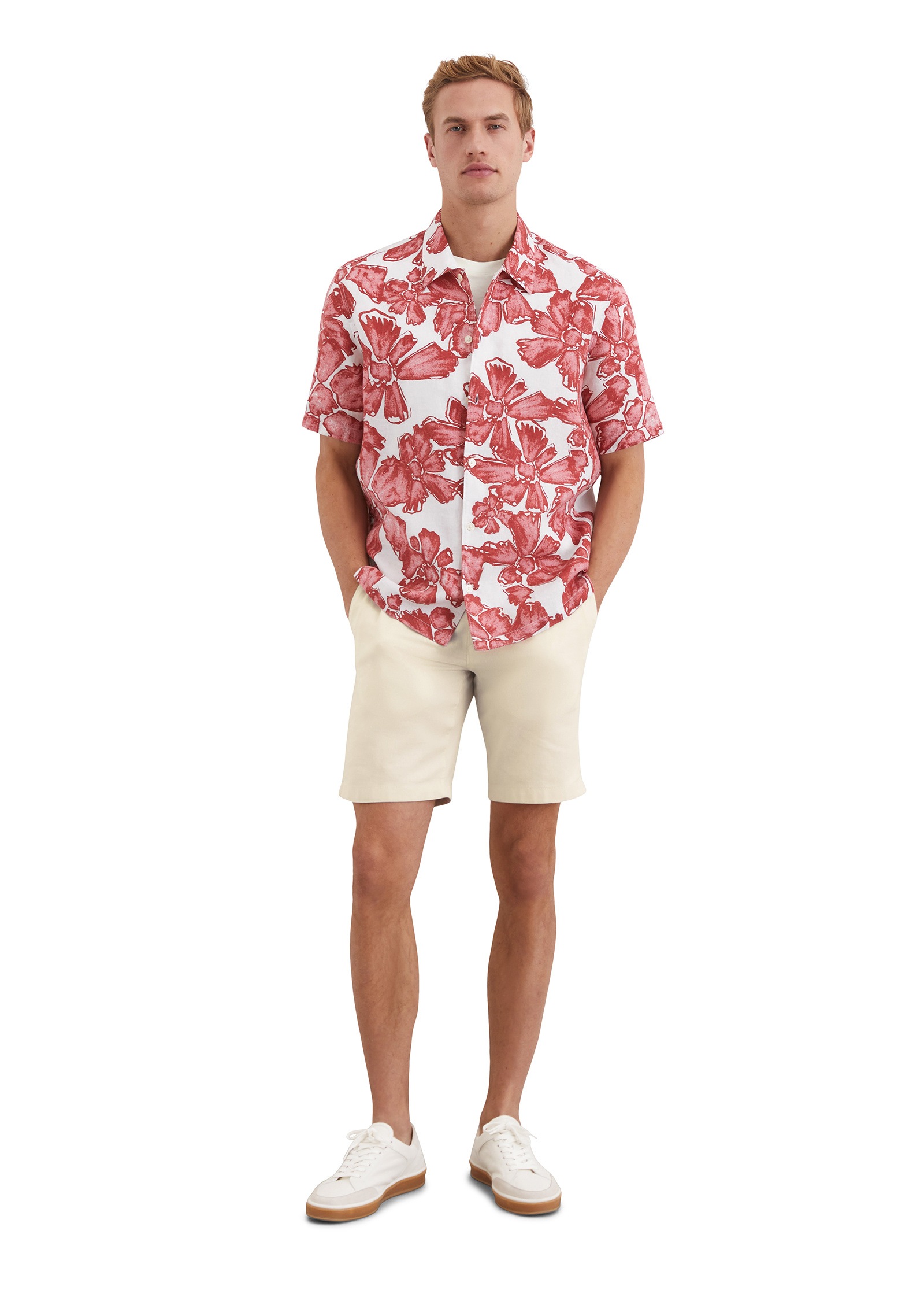 Marc O'Polo Kurzarmhemd »aus reinem Leinen«