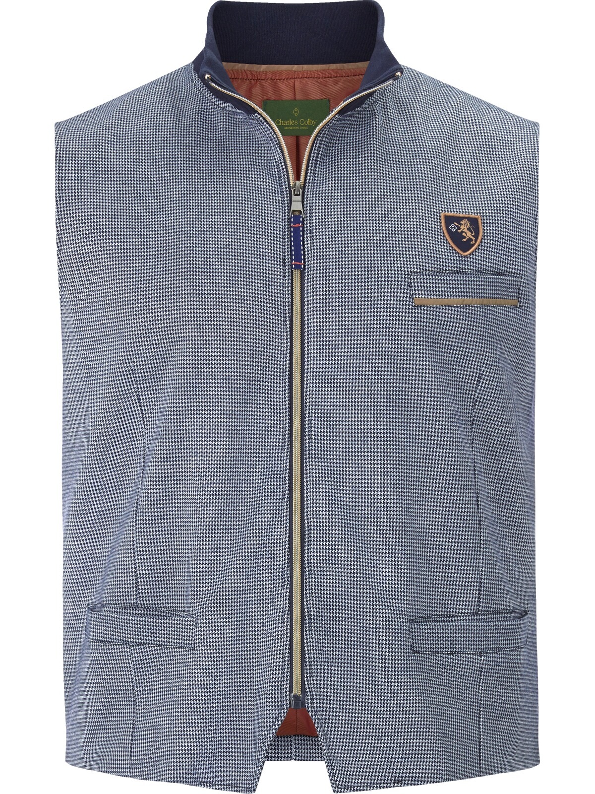 Charles Colby Sweatweste "Sweatweste DUKE MADDOC" 1 Stk. mit Wappen-Badge günstig online kaufen