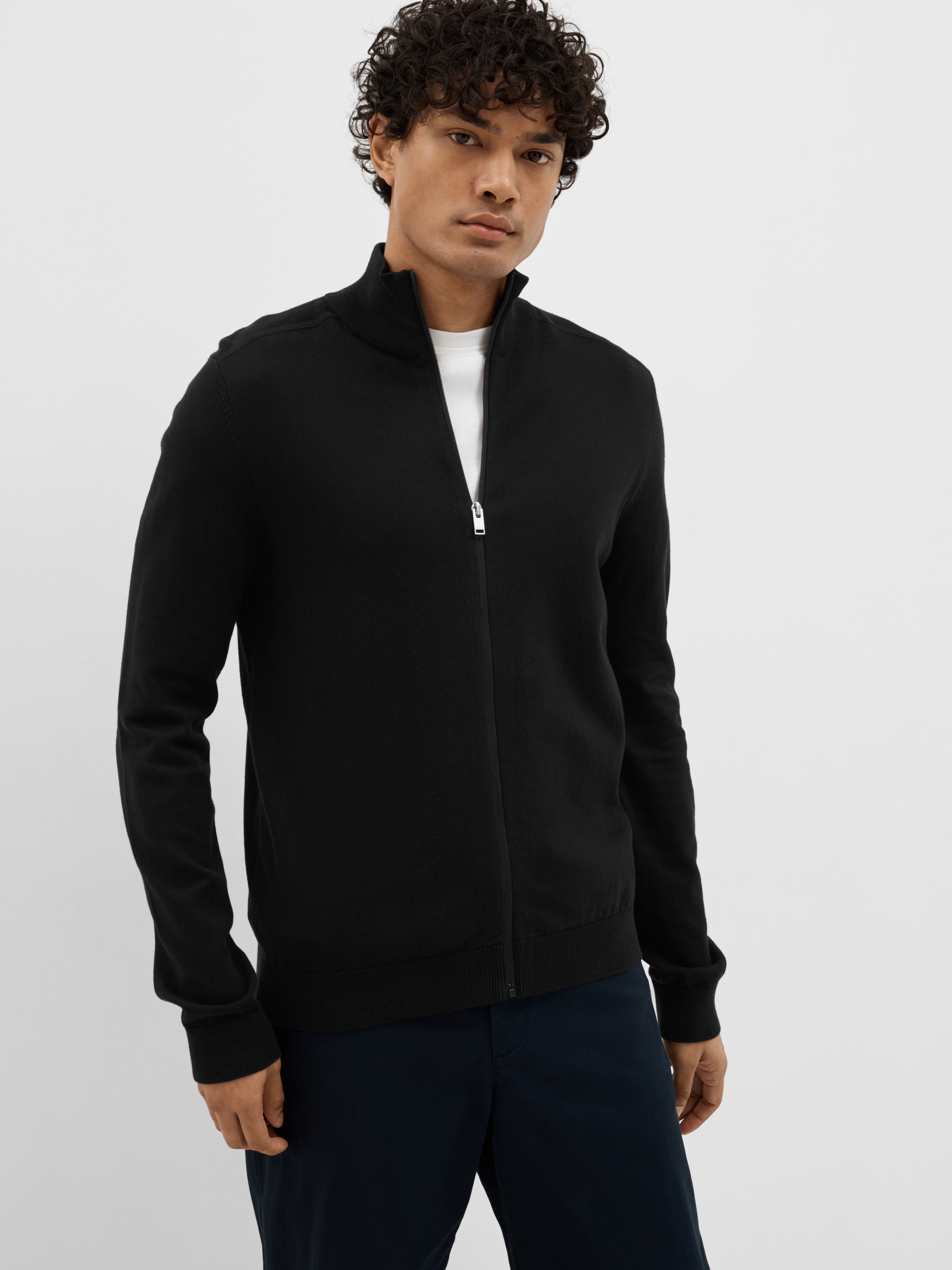 SELECTED Strickjacke "SLHBERG FULL ZIP CARDIGAN NOOS" günstig online kaufen