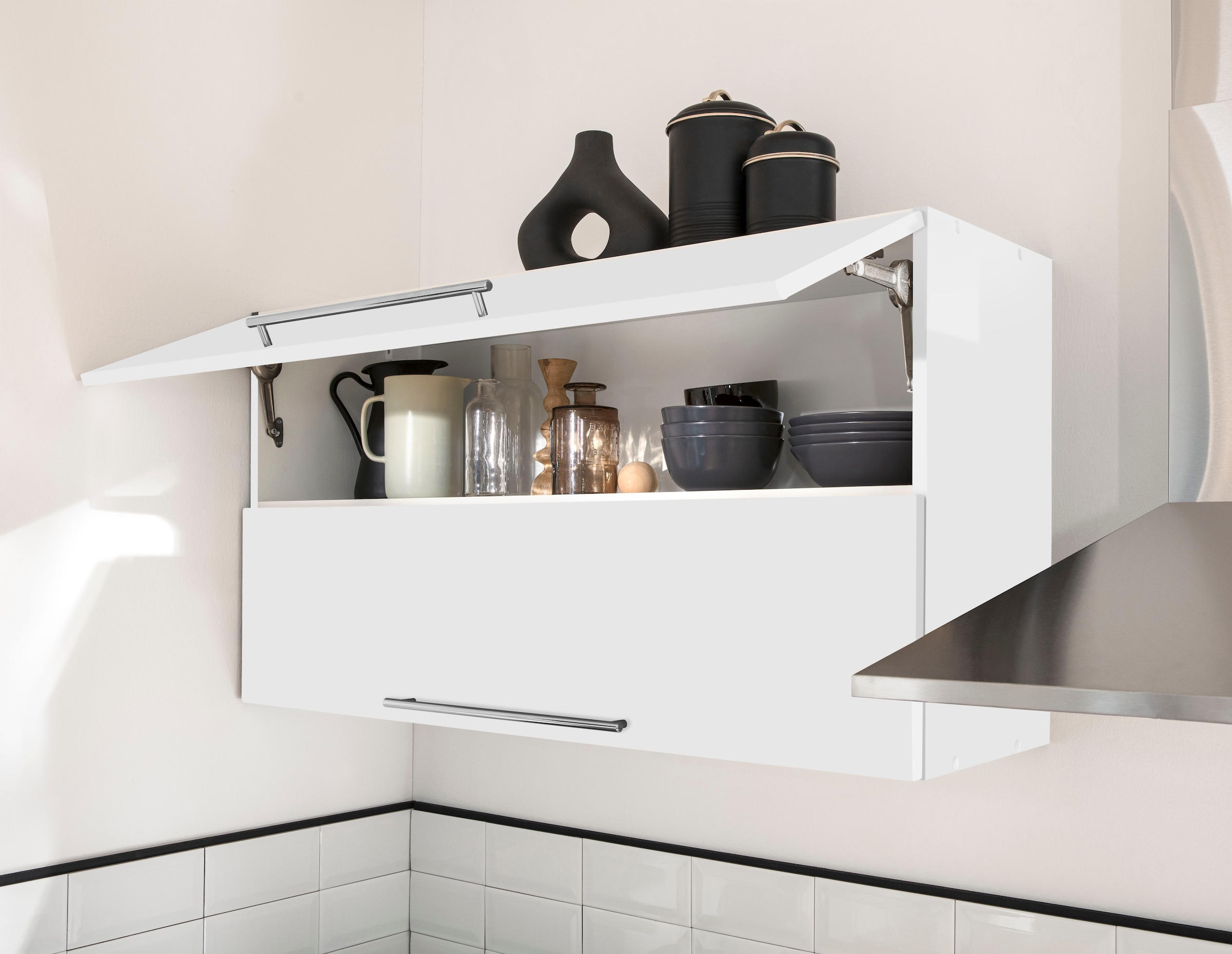KOCHSTATION Winkelküche »Samos«, mit E-Geräten, Stellbreite 220/220 cm