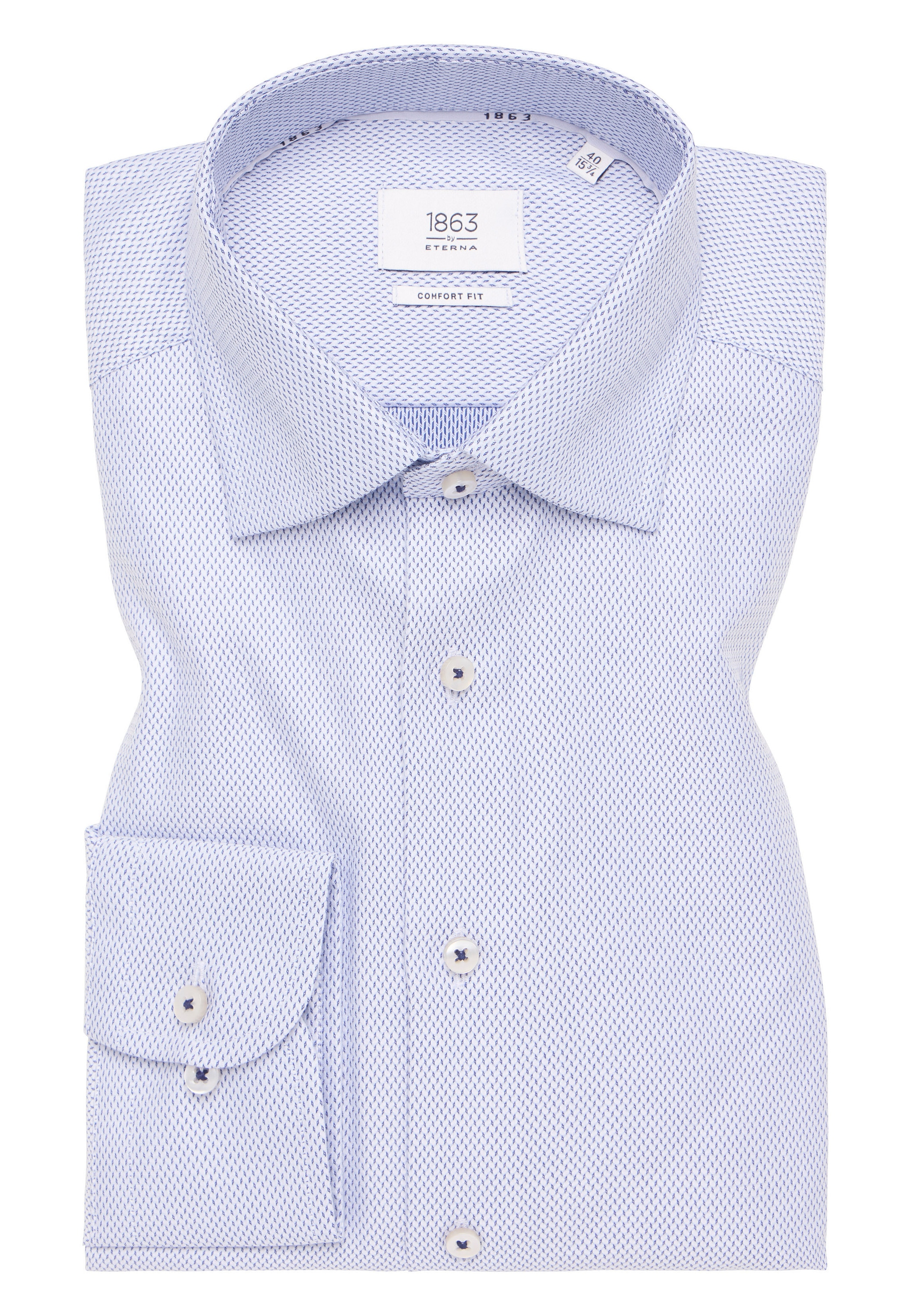 Eterna Langarmhemd »COMFORT FIT«, NON IRON (bügelfrei)