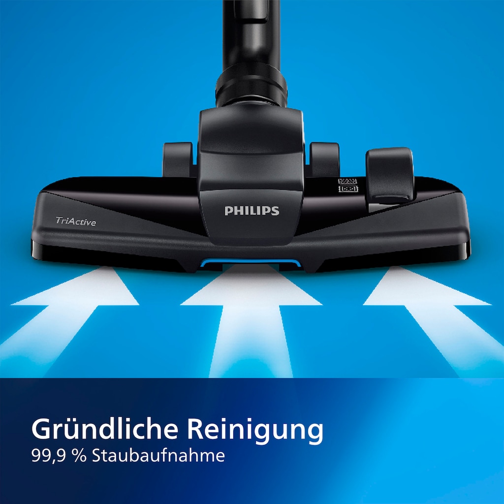 Philips Bodenstaubsauger »FC9332/09«, 900 W, beutellos, mit 1,5 l Fassungsvermögen und Tri-Active-Düse