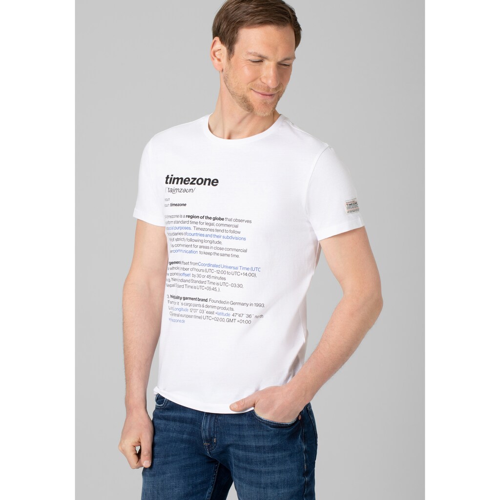 TIMEZONE T-Shirt »Timezone Definition T-Shirt«