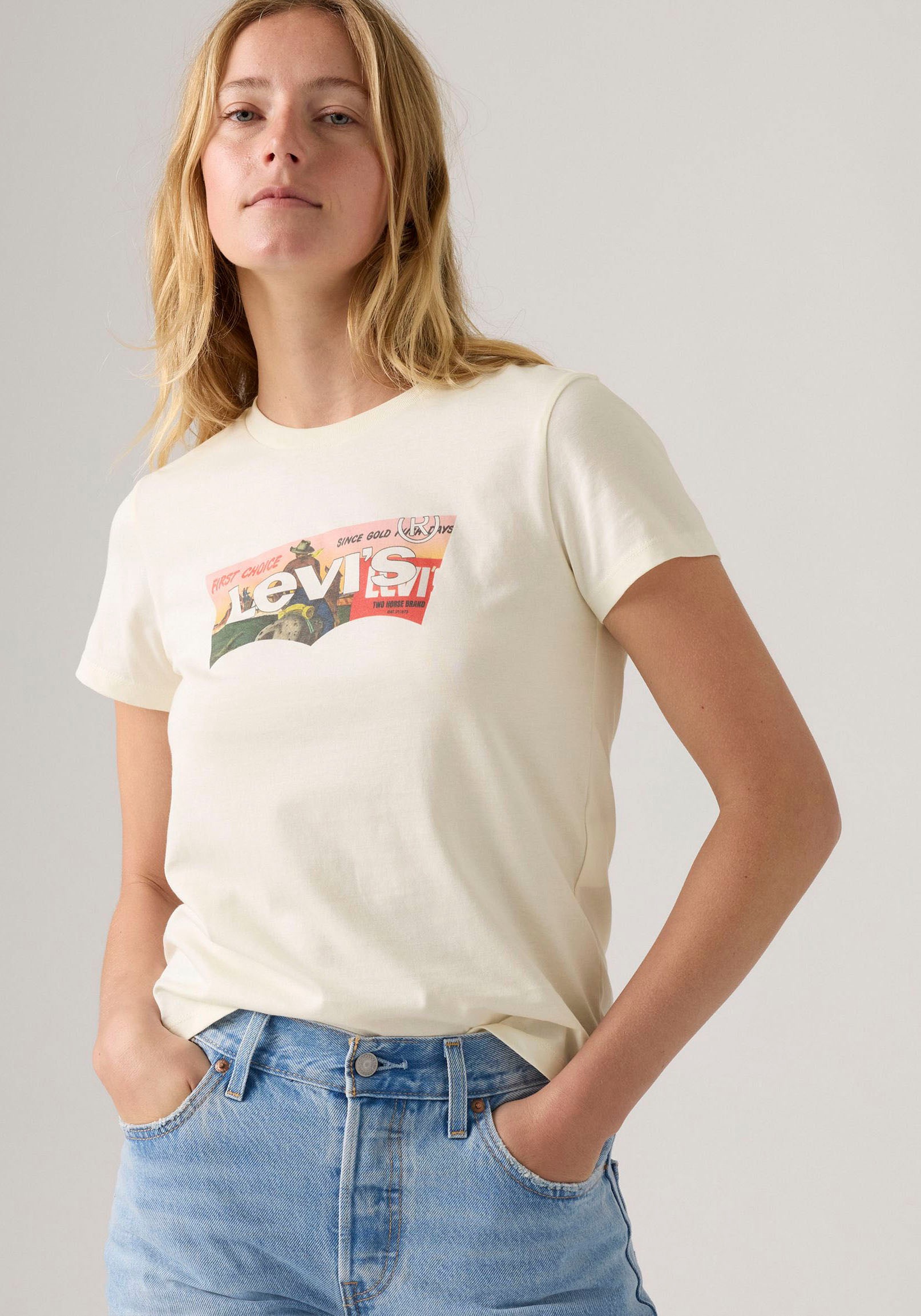 Levis T-Shirt "LV T-Shirt THE PERFECT TEE NEUTRALS" günstig online kaufen
