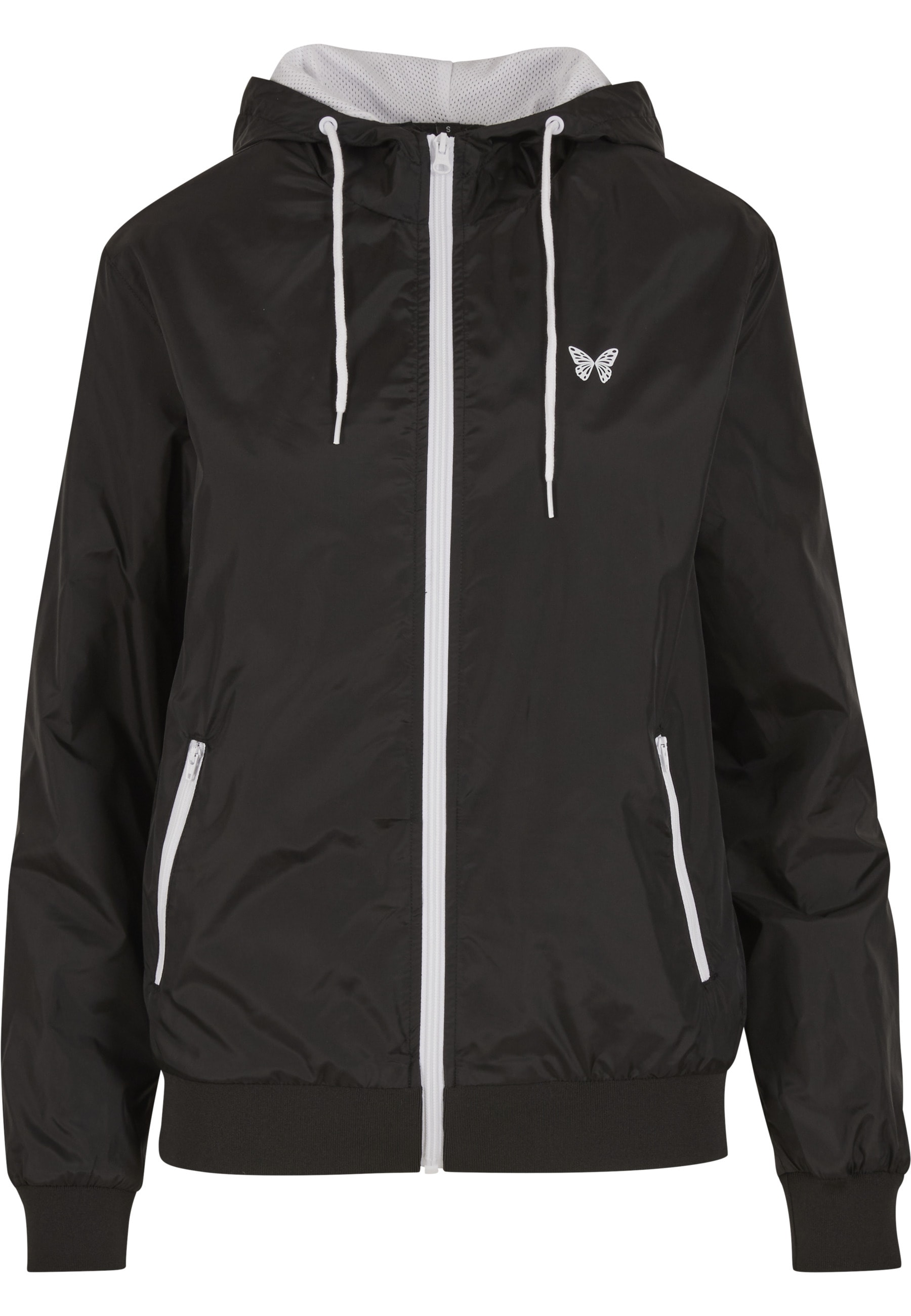 Miss Tee Windbreaker "Miss Tee Fly Away Ladies Windrunner" 1 Stk. tlg. mit Kapuze