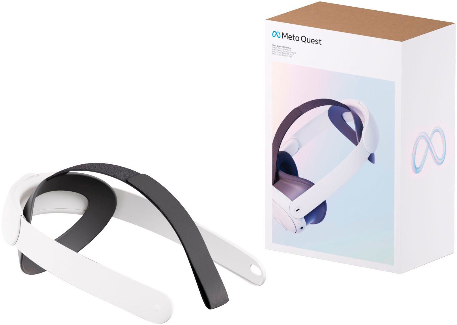 Meta Virtual-Reality-Brille »Quest 3S 128GB + Elite-Riemen«, (Packung)