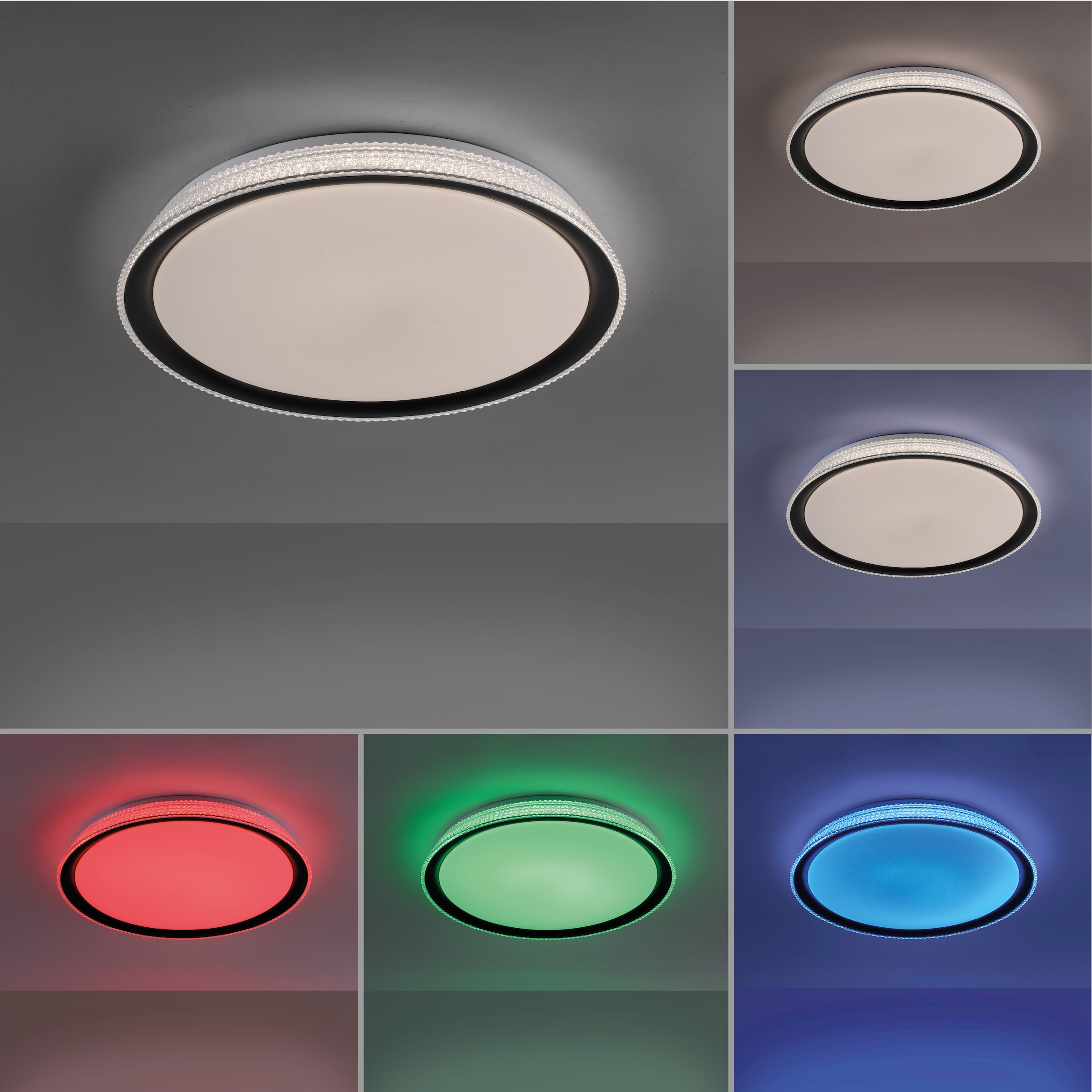 Fernbedienung, fähig Smarthome Deckenleuchte RGB+tunable flammig-flammig, | 1 BAUR white, Infrarot »Ls-KARI«, Leuchten inkl., Direkt