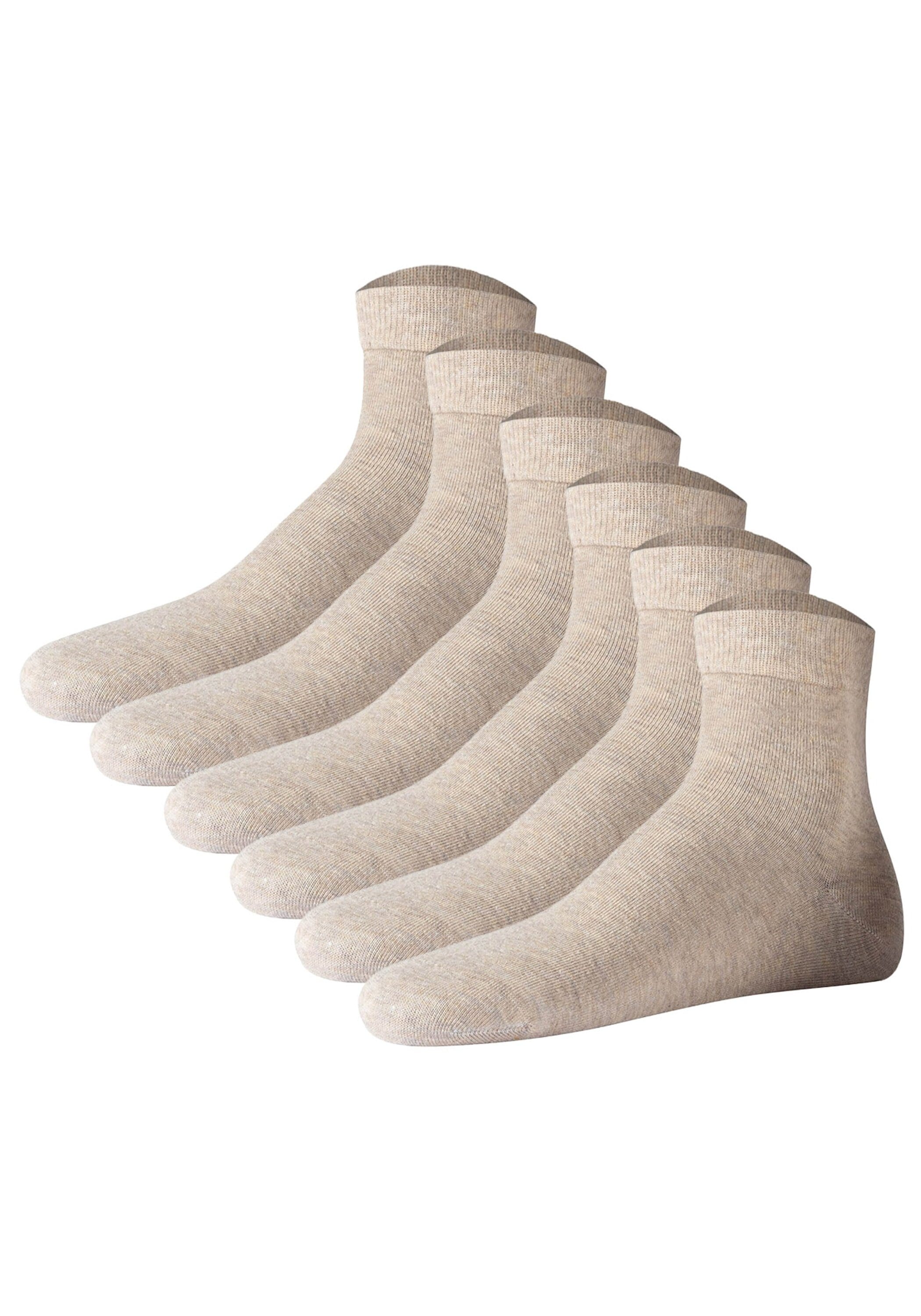 JOOP Kurzsocken "Socken Unisex premium essential organic cotton Quarter 6p 6er Pack"