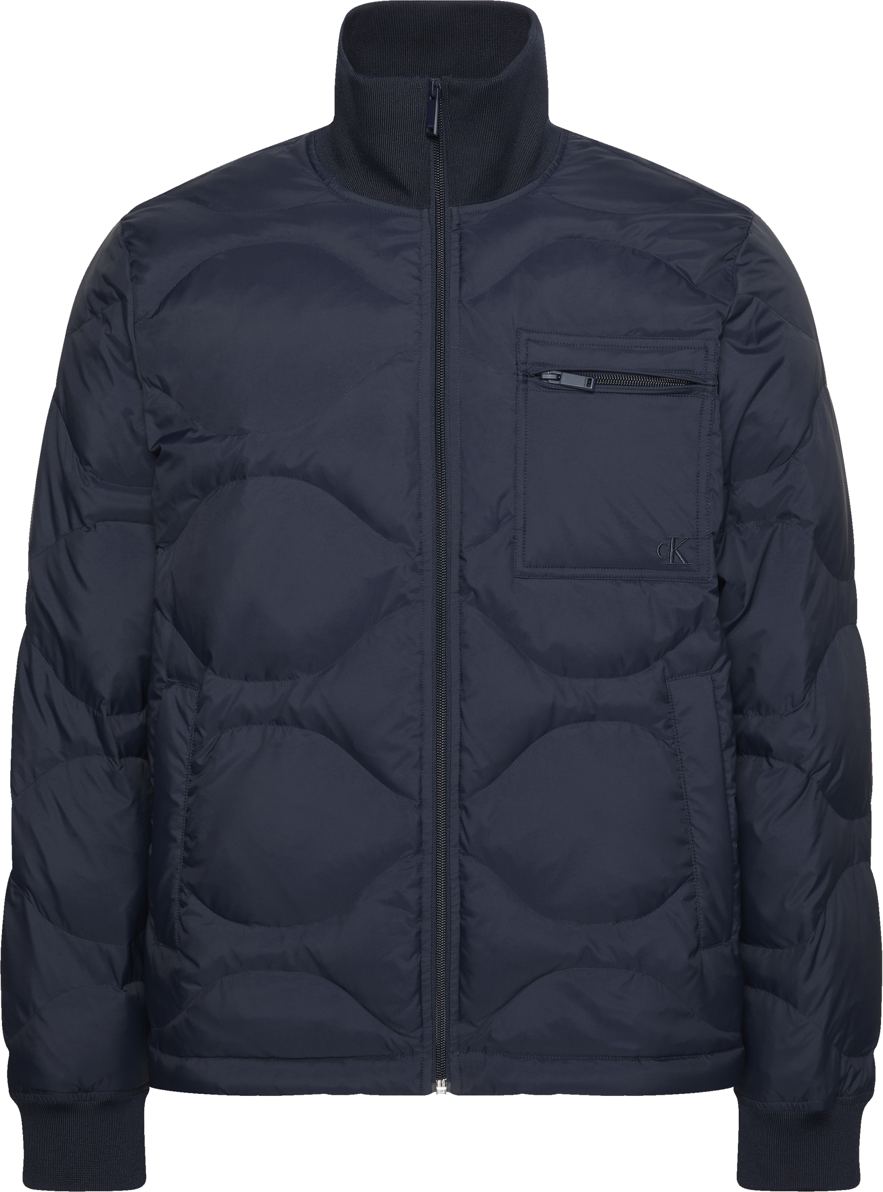 Calvin Klein Jeans Daunenjacke ohne Kapuze Strickkragen, Regular Fit, warm günstig online kaufen