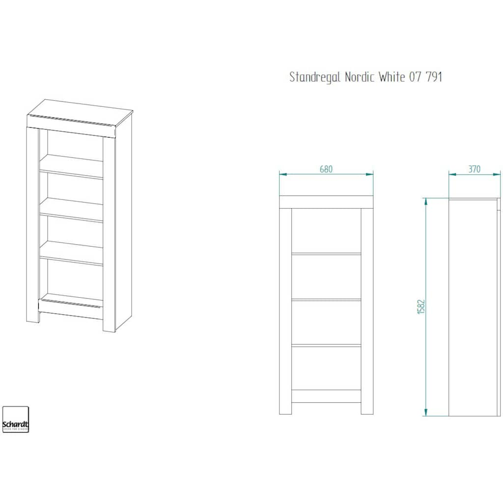 Schardt Kinderregal »Nordic White«