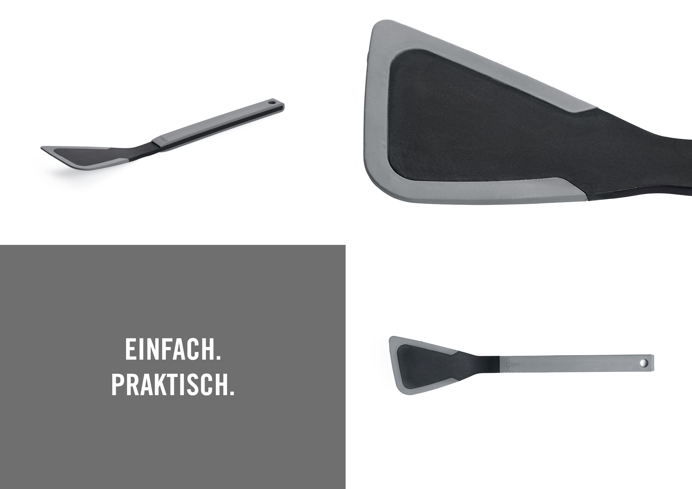 WOLL Pfannenwender »Cook it«, (1 tlg.), aus hochwertigem Kunststoff und Silikon