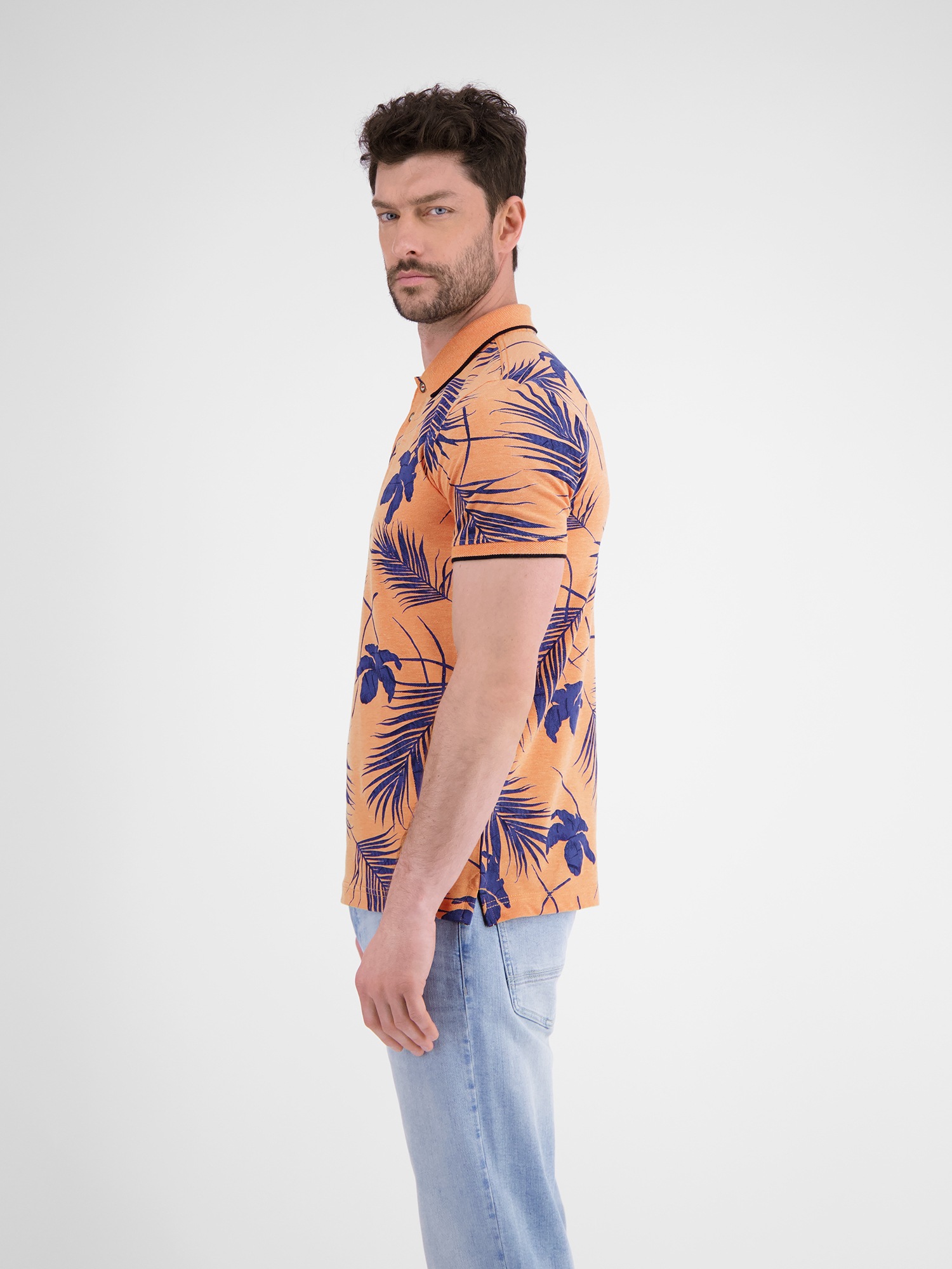 Thumbnail - LERROS Poloshirt "Modisches Poloshirt, sommerlich gemustert"